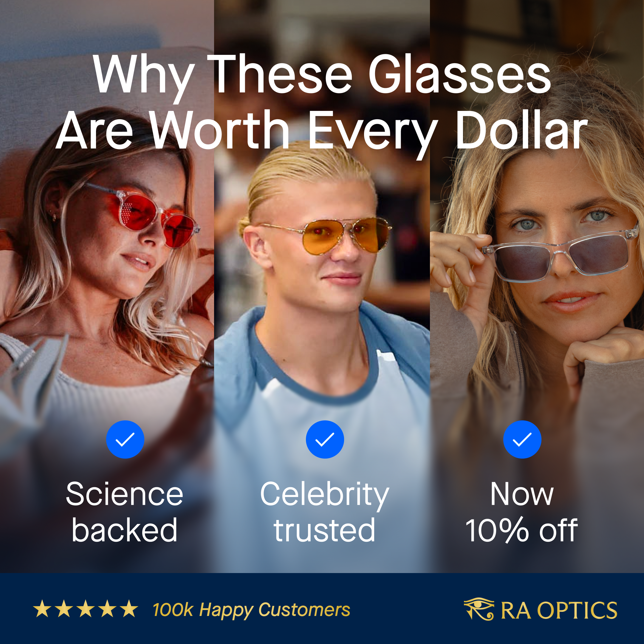 Ra Optics Facebook ad