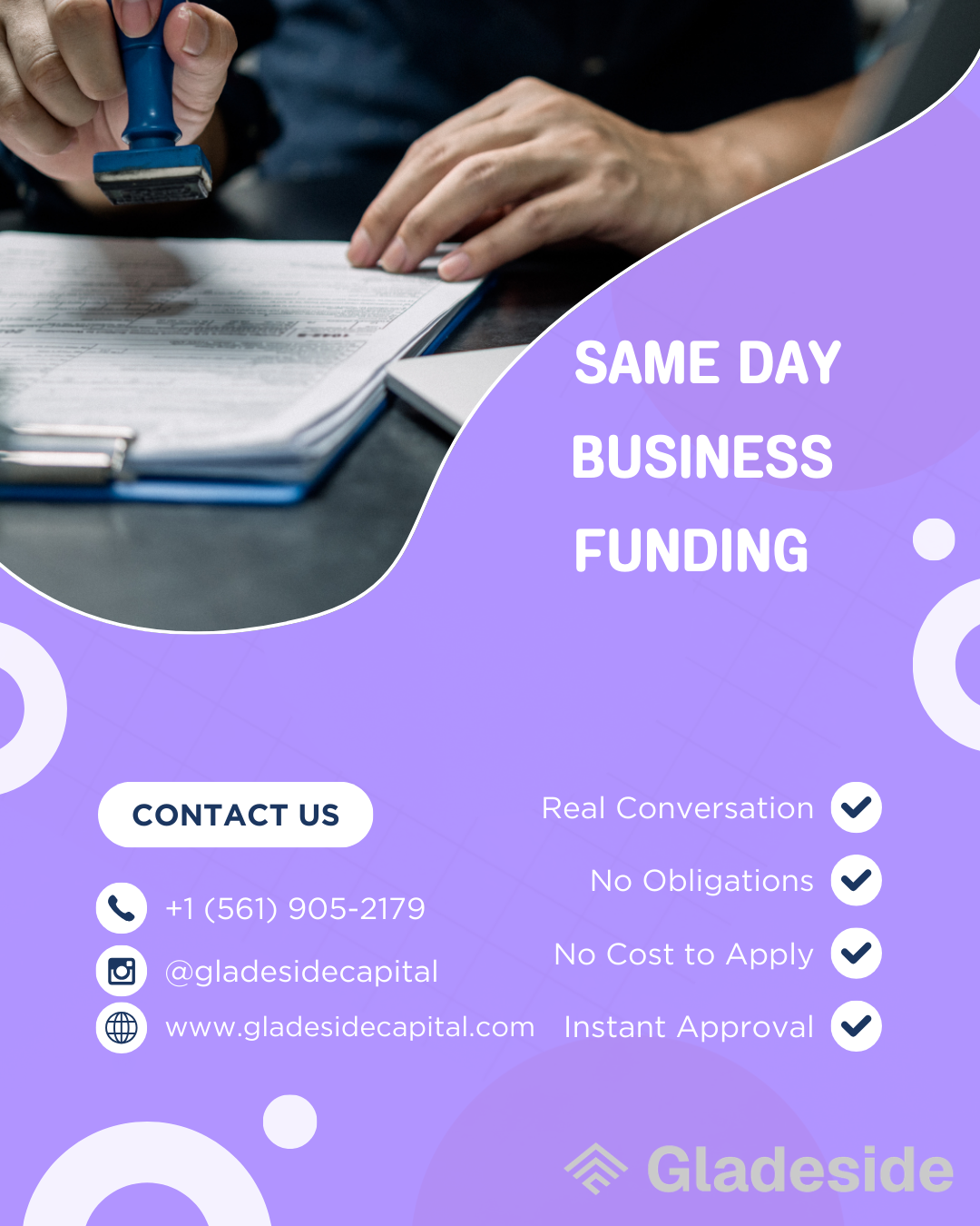 Gladeside Capital LLC Facebook ad