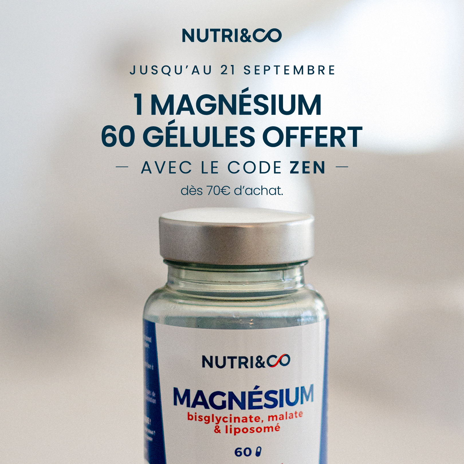 Nutri&Co Facebook ad: Rentrée: Et si vous preniez enfin soin de vous?