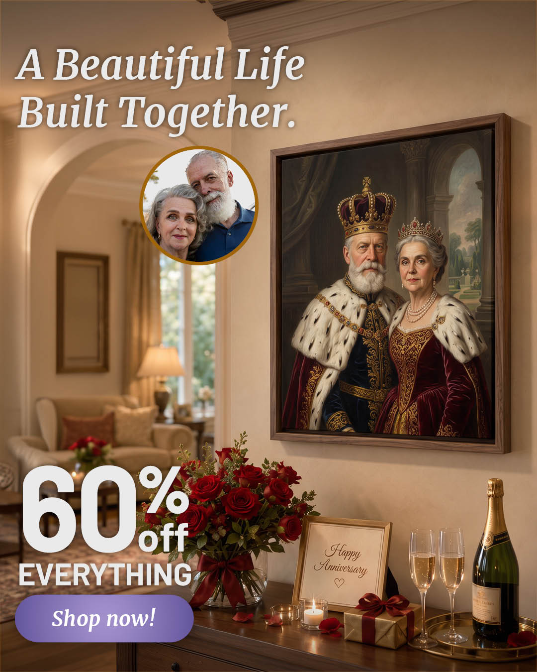 Turn Me Royal Facebook ad