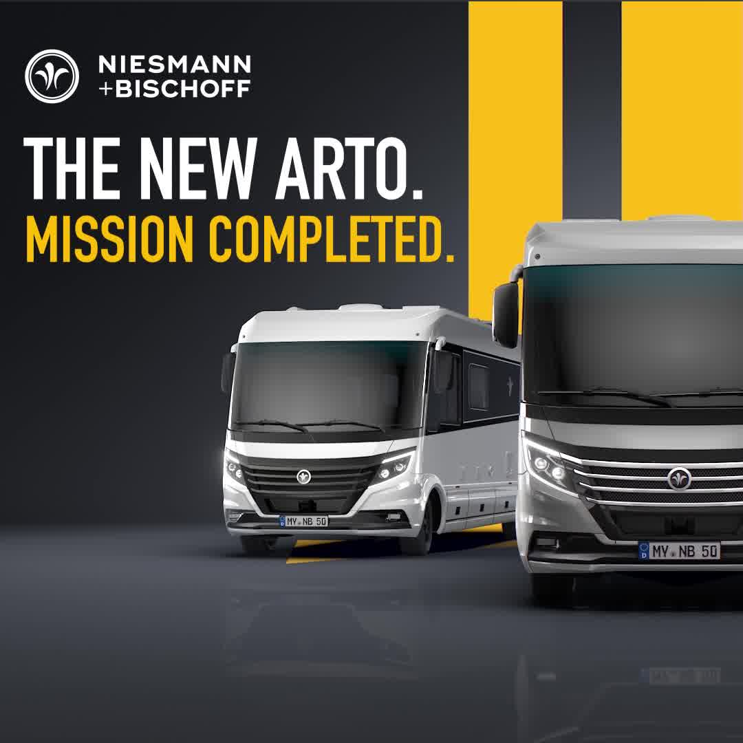Niesmann+Bischoff GmbH Facebook ad: The first liner on a Mercedes Sprinter chassis.