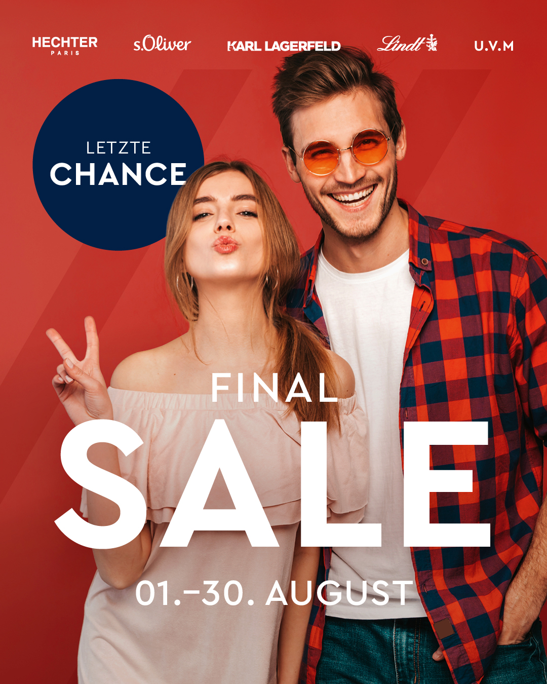 Miltenberger Outlet Center Facebook ad: Der Final SALE ist da.
