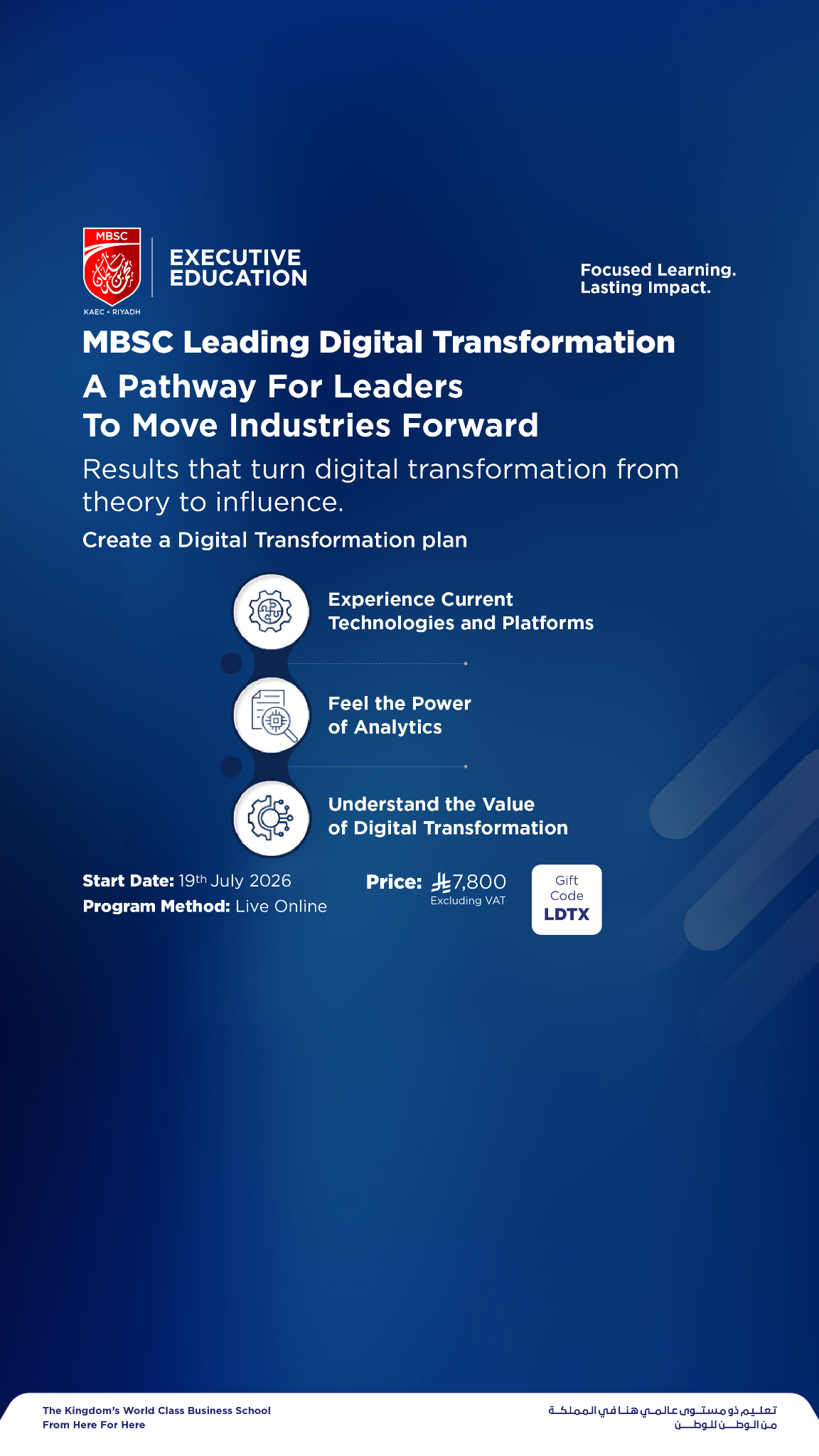 MBSC Executive Education Facebook ad from May 14, 2026