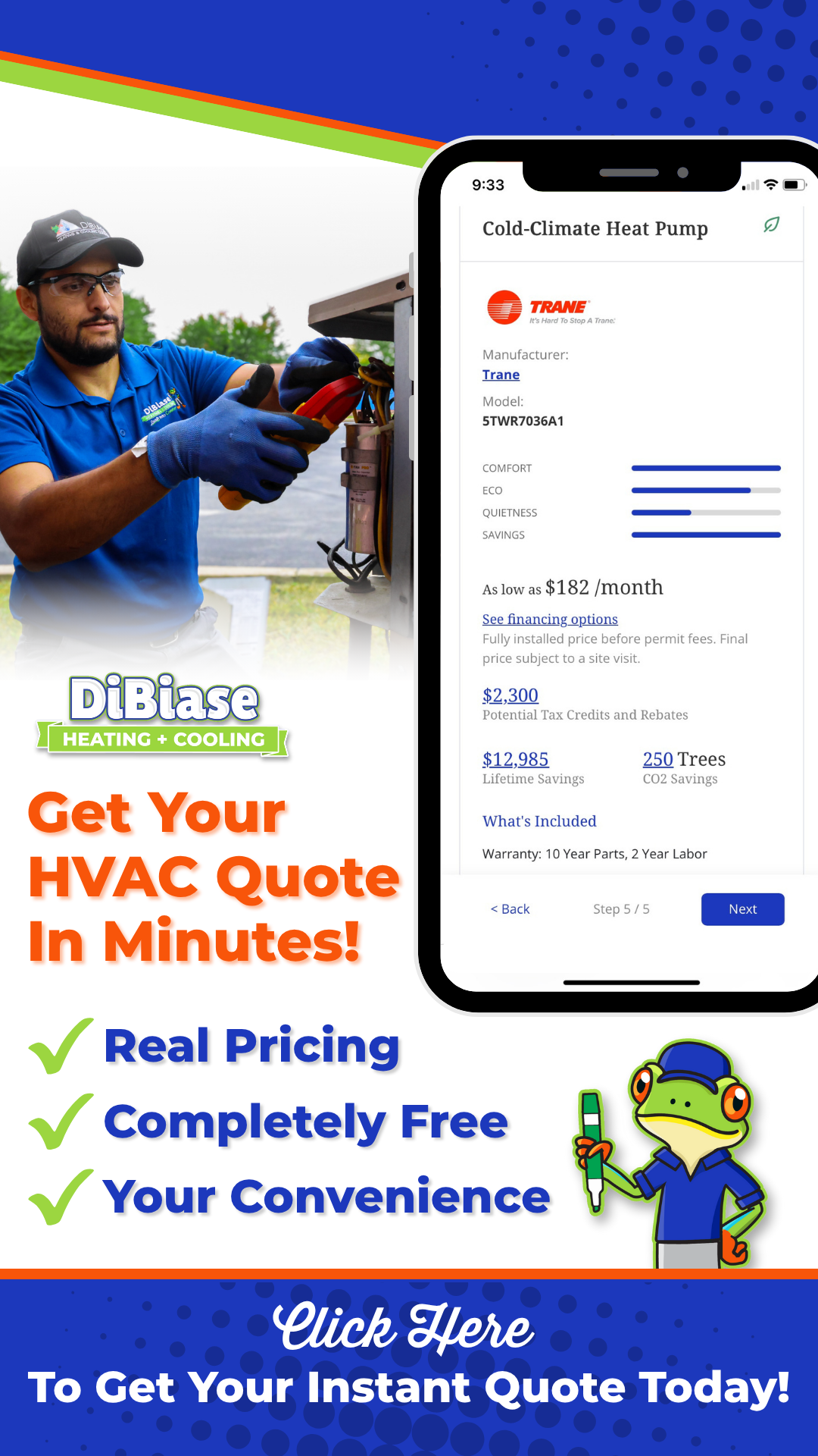 DiBiase Heating & Cooling Facebook ad