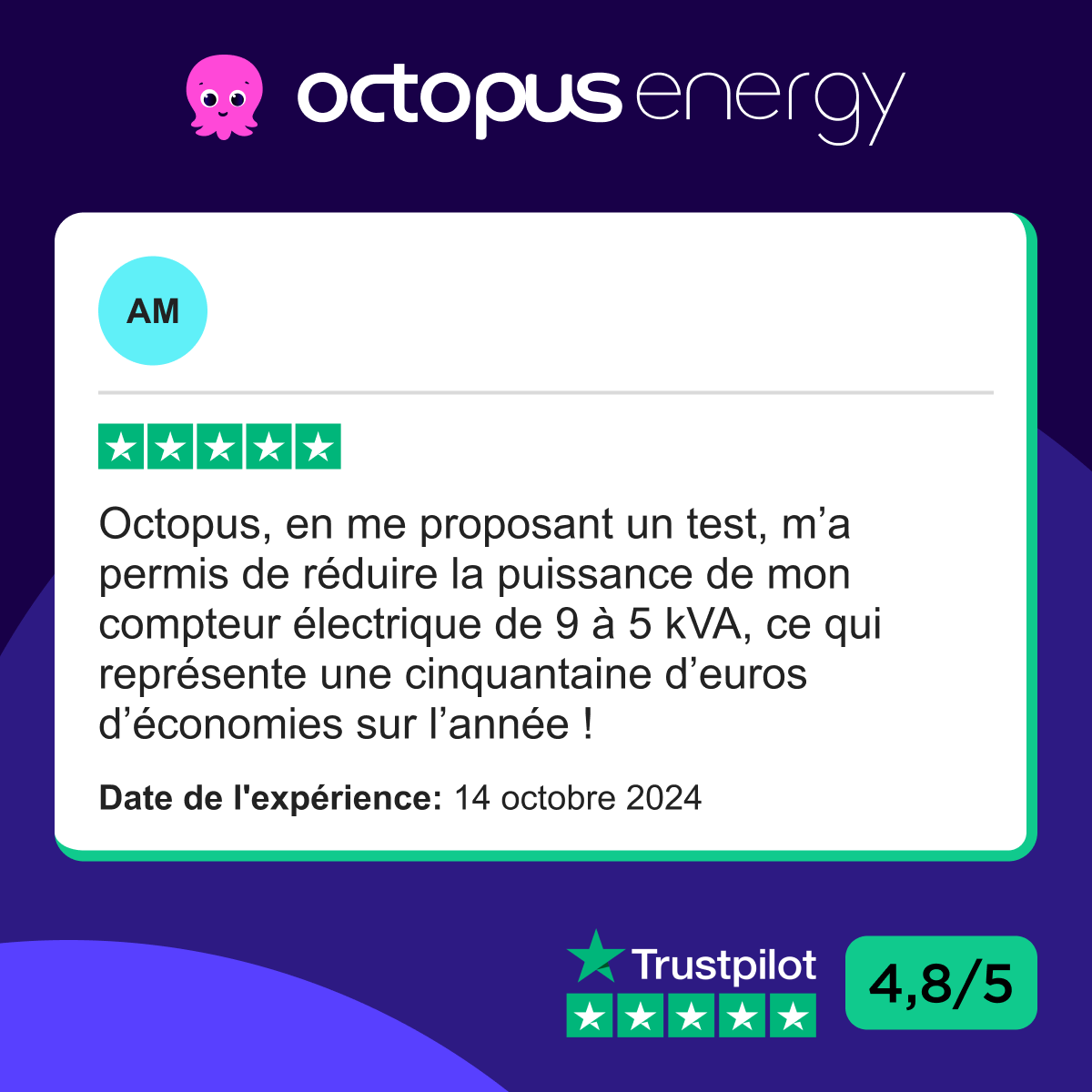 Octopus Energy Facebook ad