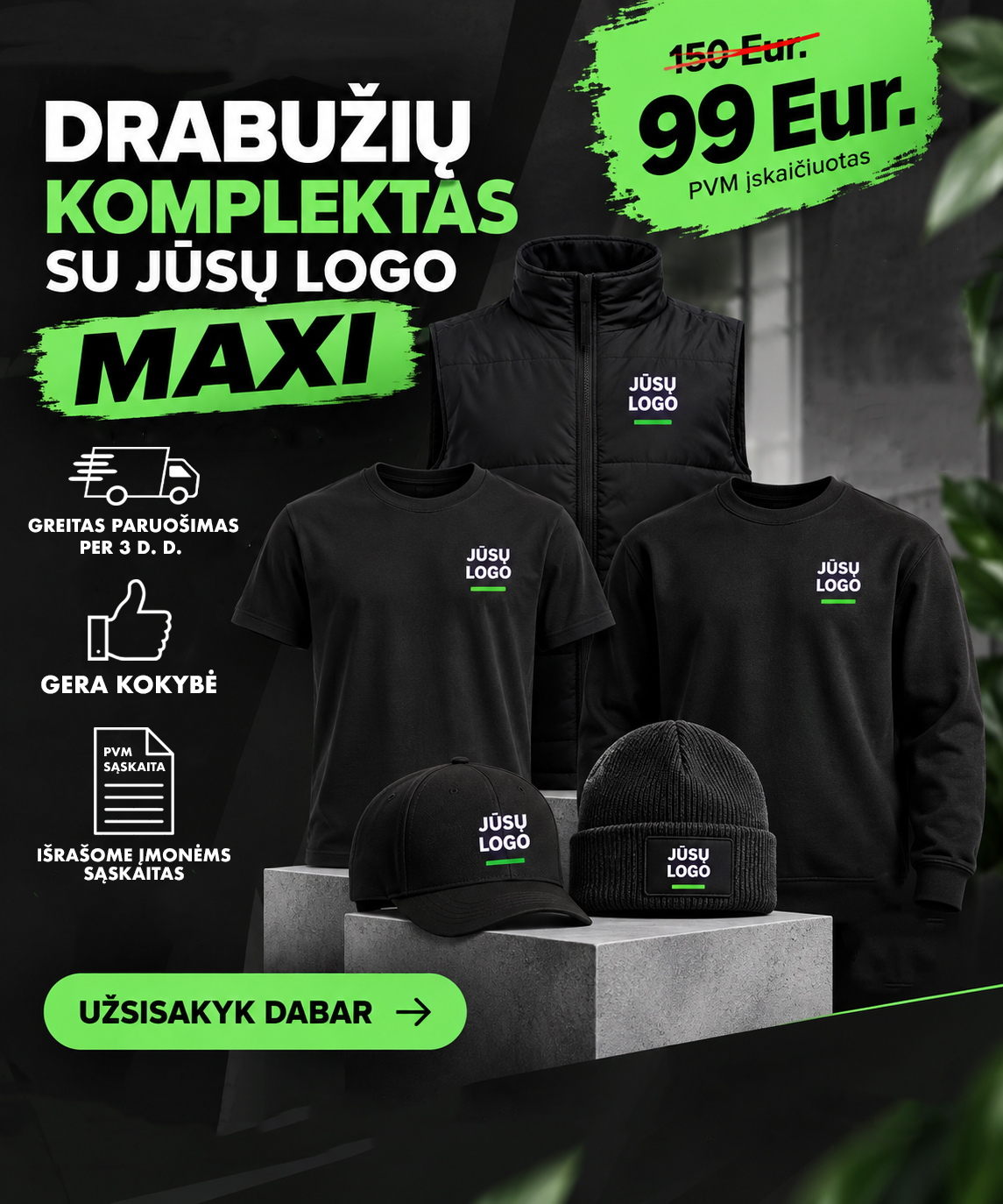 TavoMada.lt Facebook ad: APRENK VISĄ KOMANDĄ