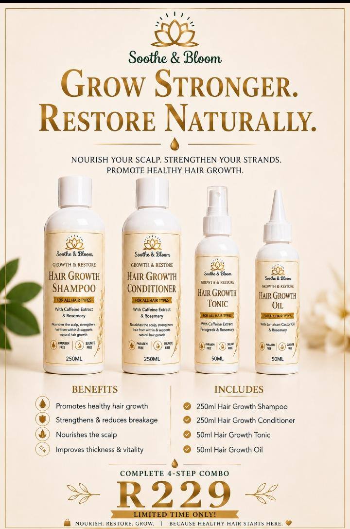 Soothe & Bloom Facebook ad: Bloom on a Budget.