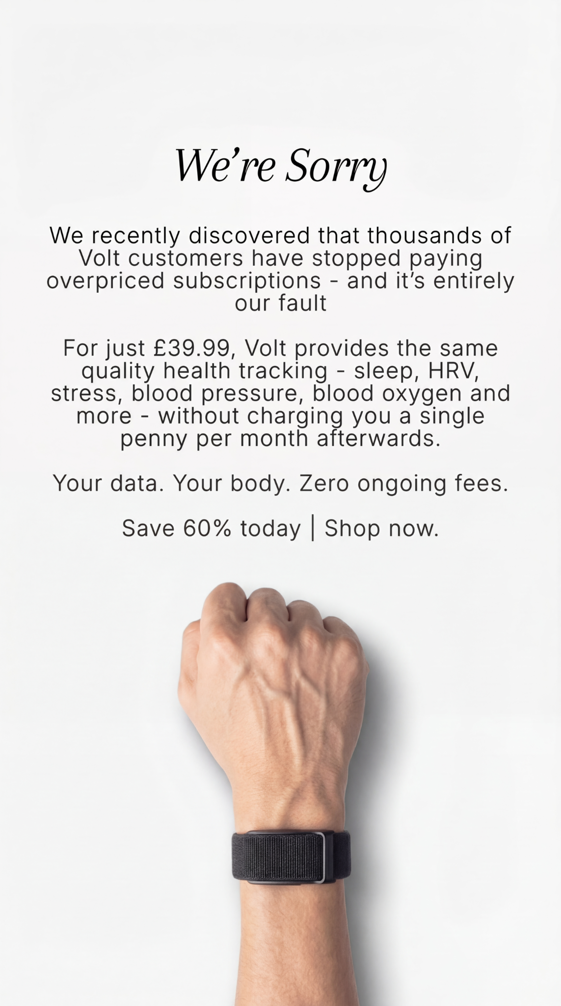 Volt UK Facebook ad