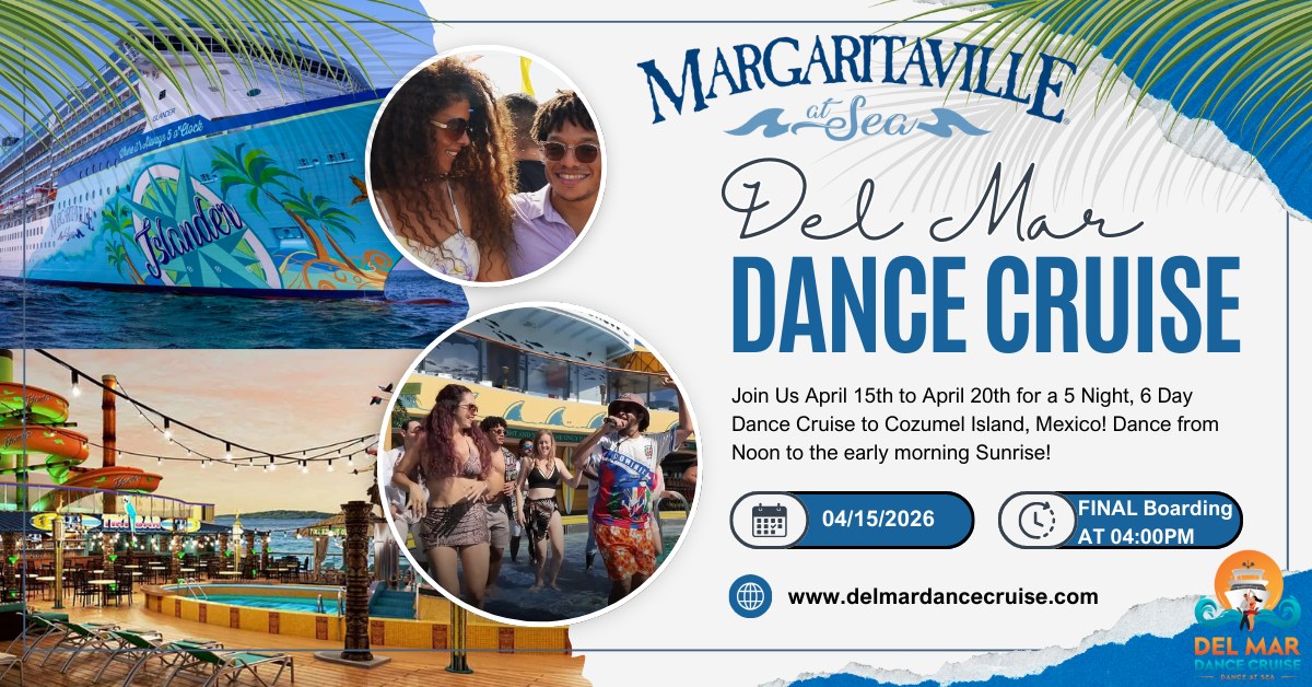Del Mar Dance Cruise Facebook ad: Del Mar Dance Cruise 2026!