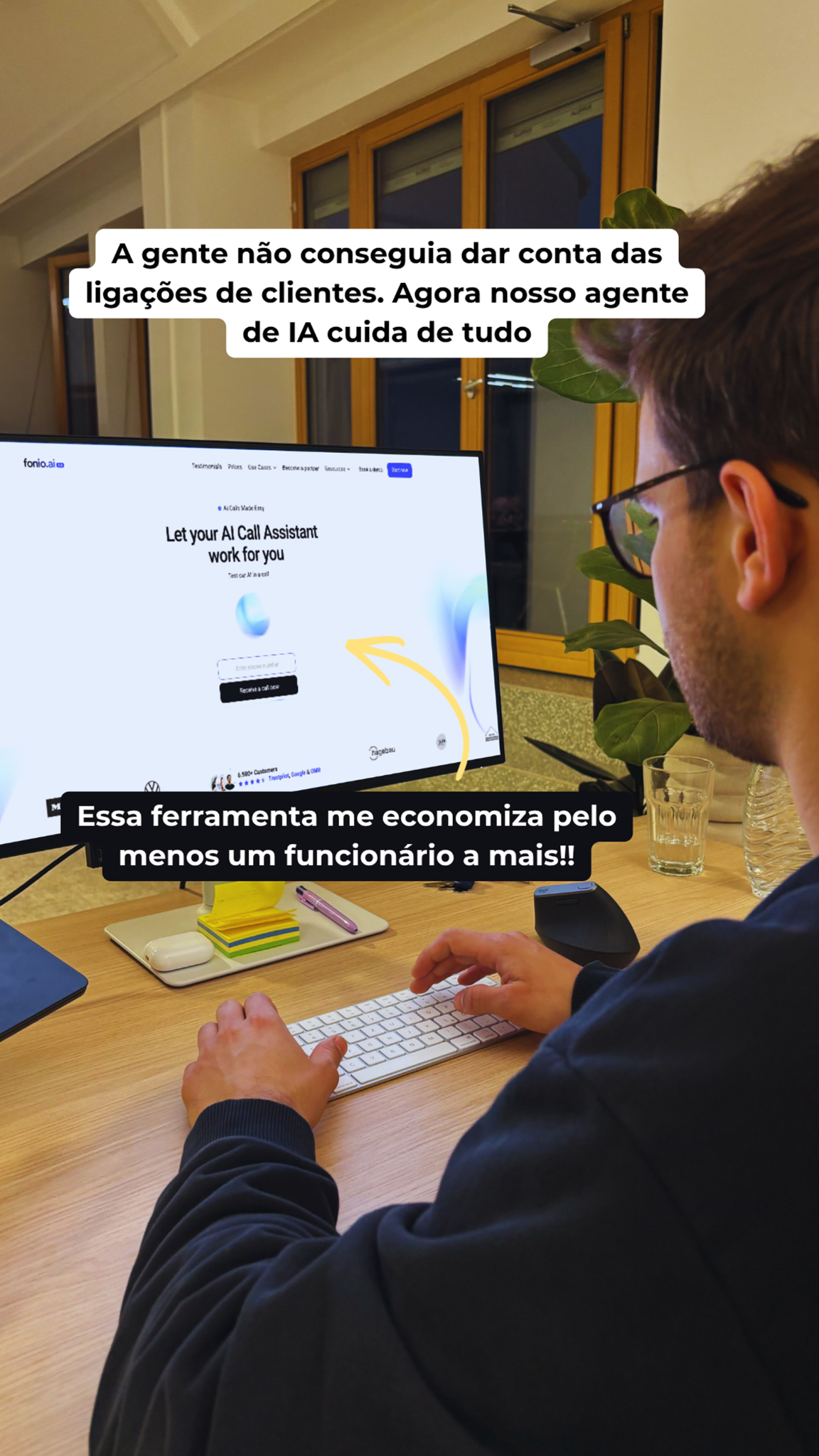 Fonio.ai Facebook ad