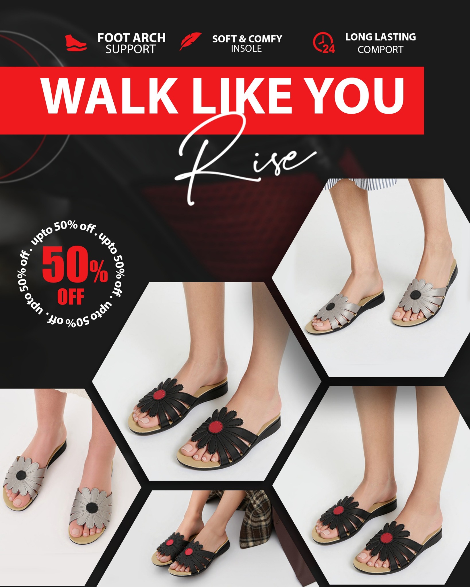 Aerosoft Studio Facebook ad: Where Style Meets Comfort - UPTO 50% OFF