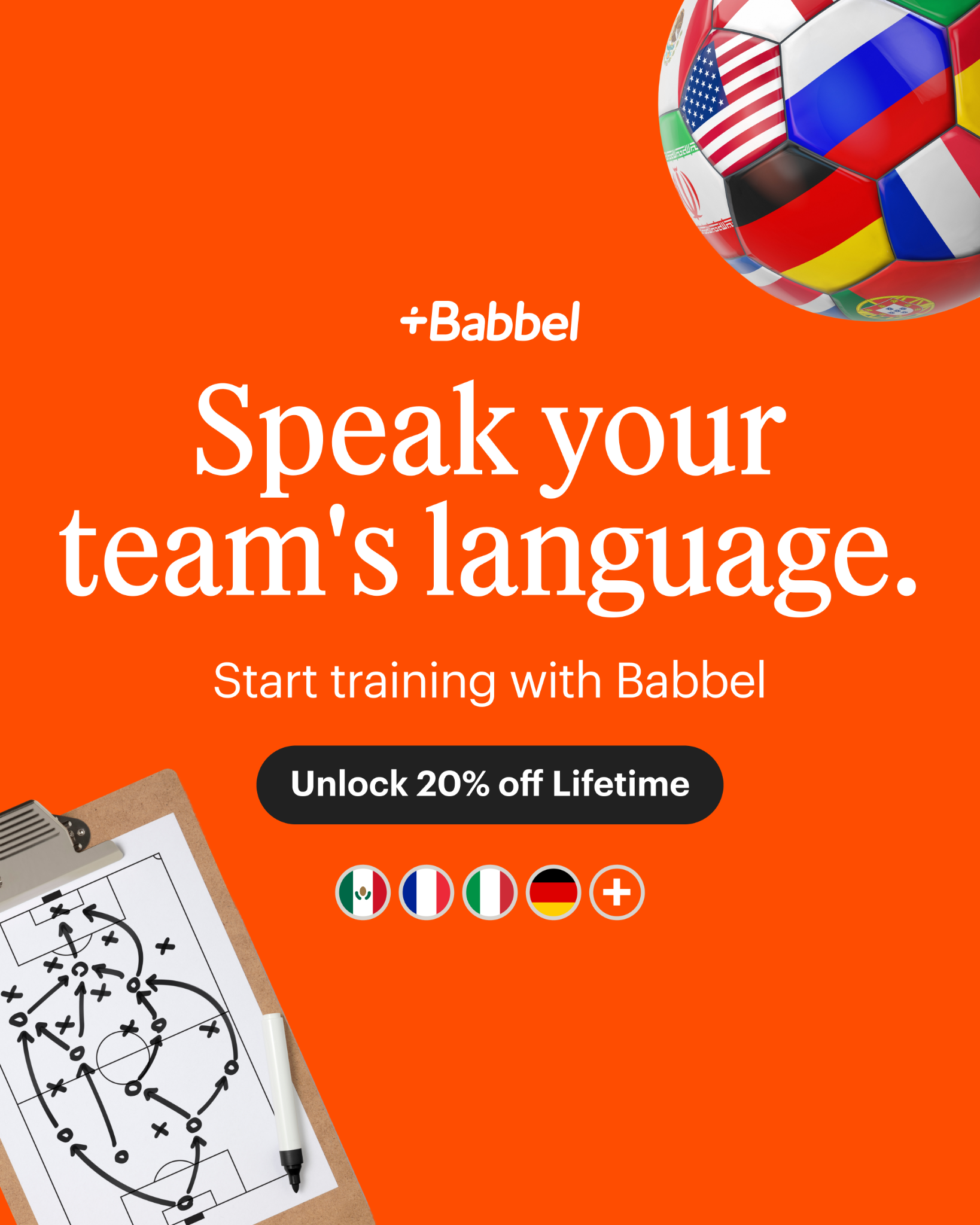 Babbel Facebook ad