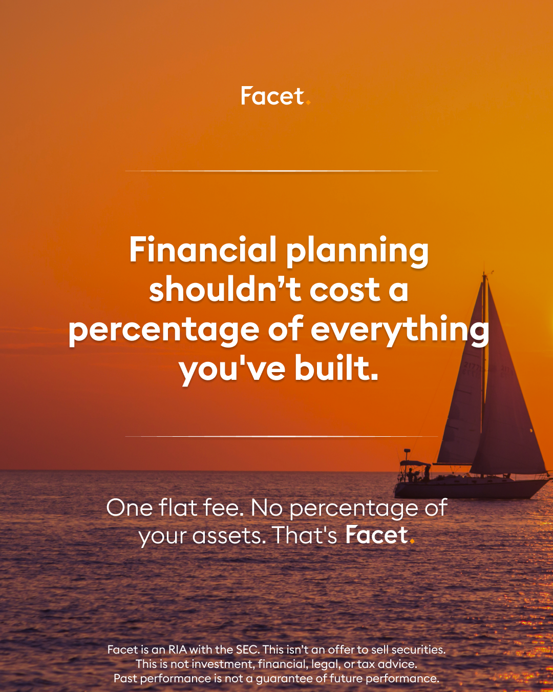 Facet Facebook ad