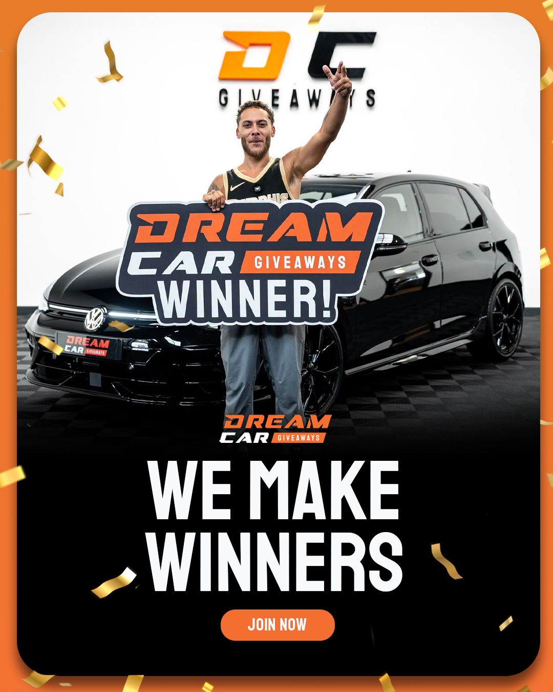 Dream Car Giveaways Facebook ad