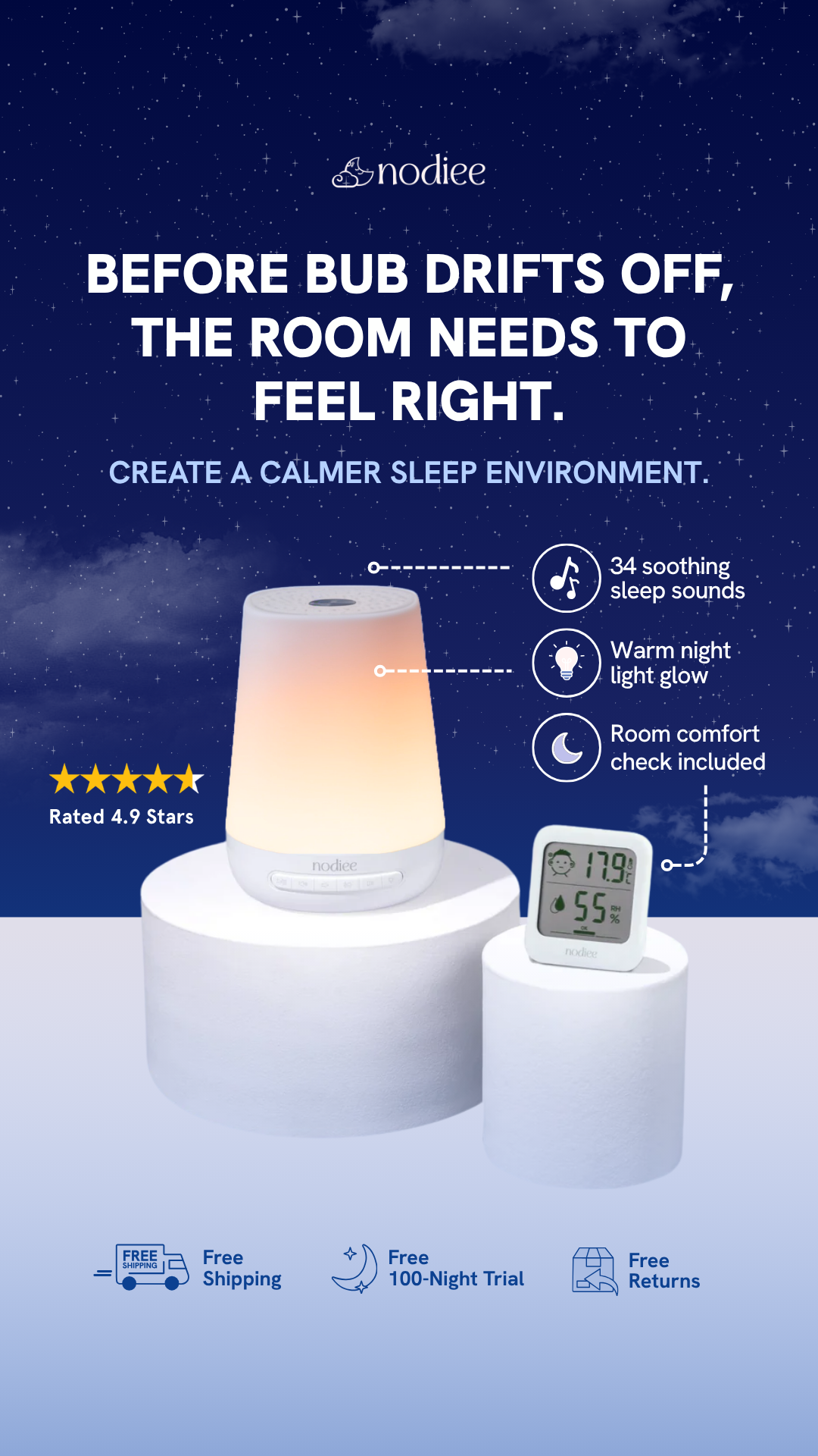 Nodiee Facebook ad