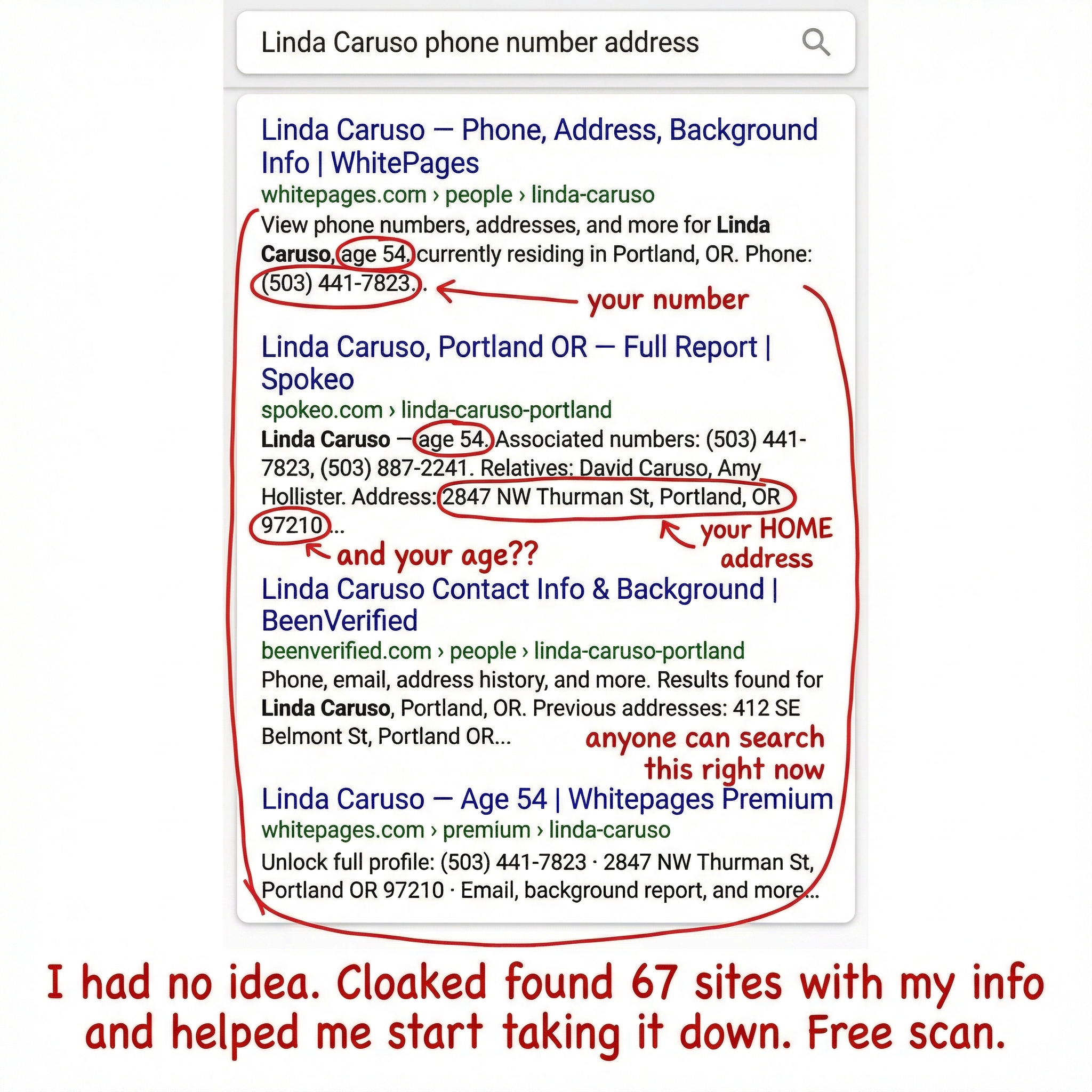 Cloaked Inc. Facebook ad