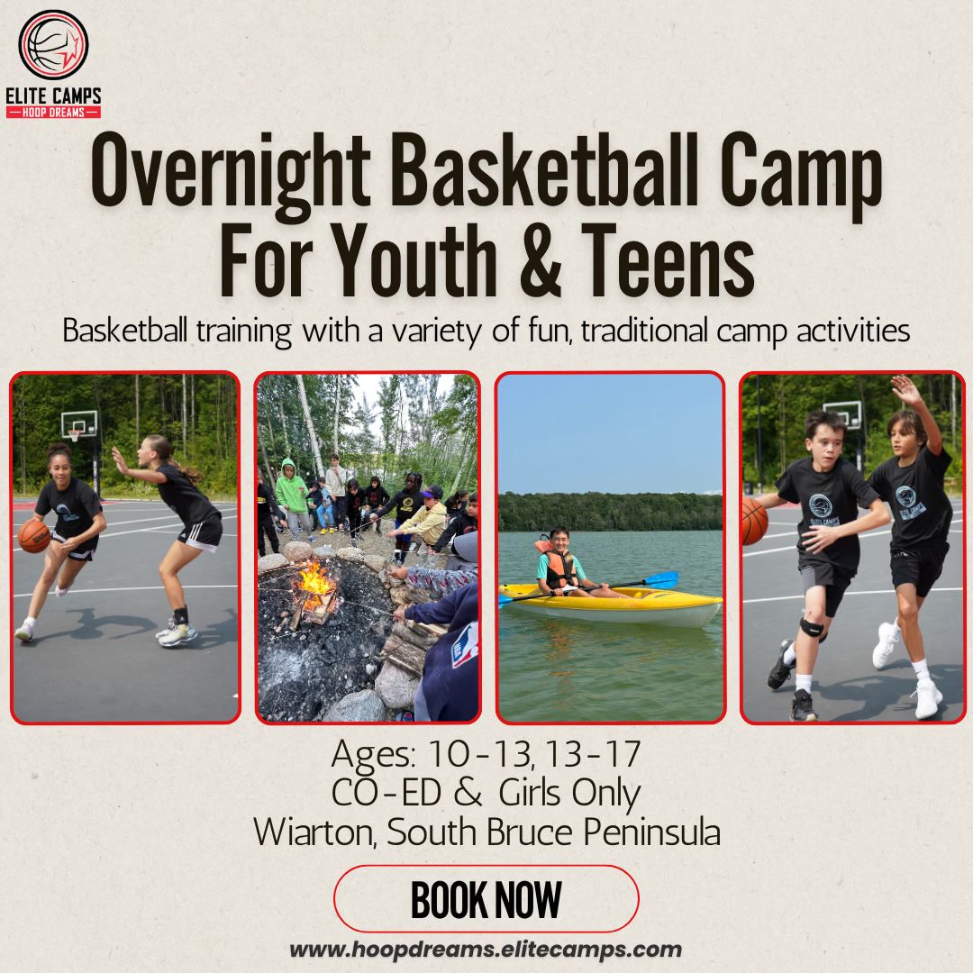Elite Camps Outdoor Leadership Centre Facebook ad from Mar 18, 2026