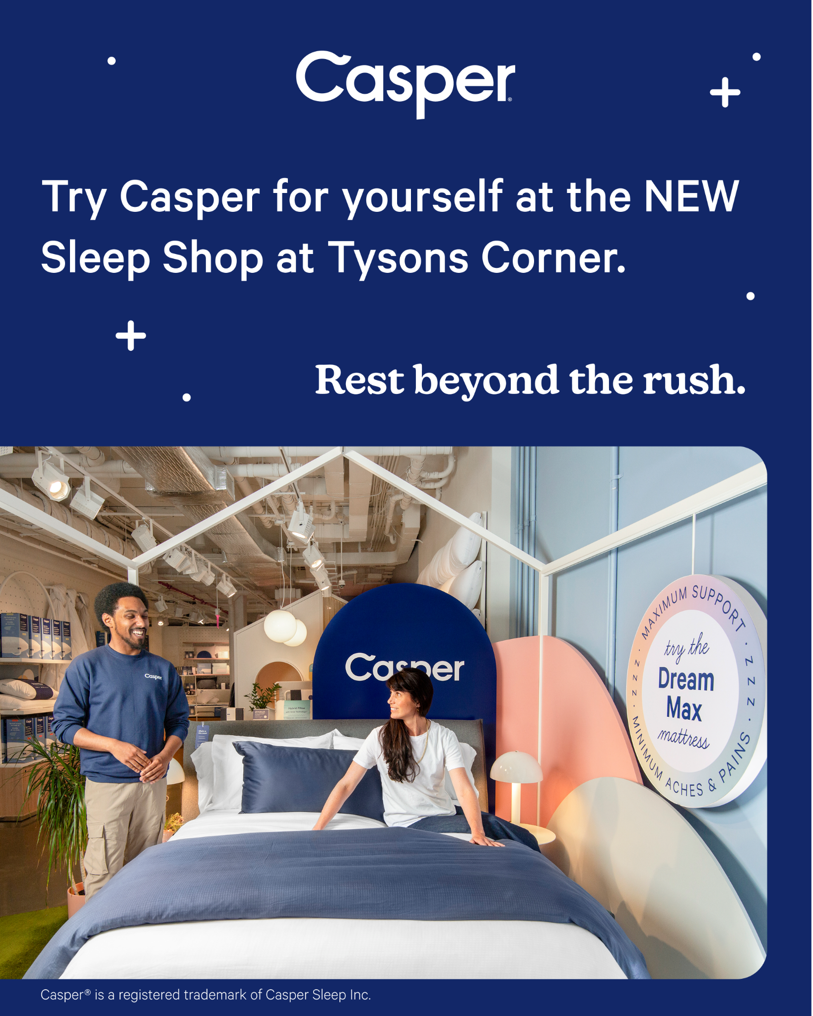 Casper Facebook ad