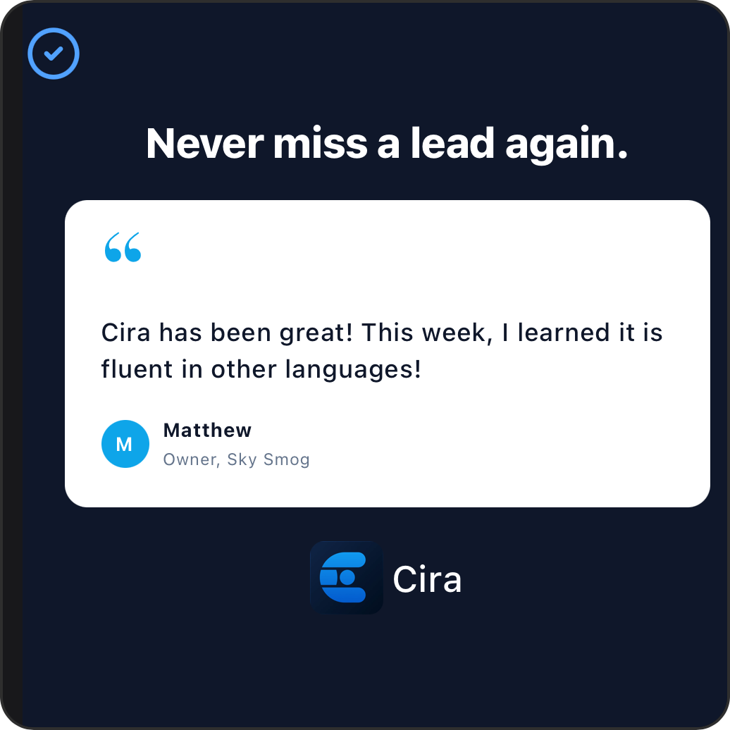 Get Cira Facebook ad