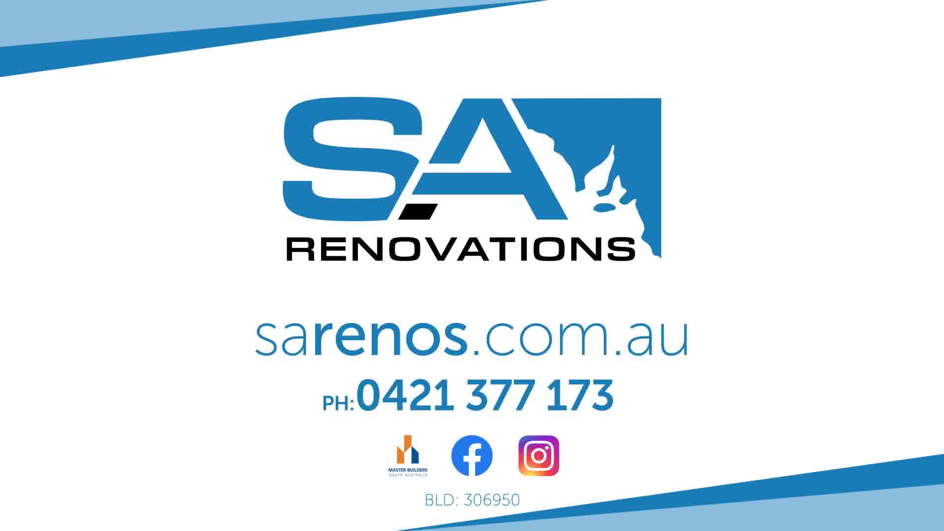 SA Renovations Facebook ad: Ready to finally create the kitchen, bathroom, or…