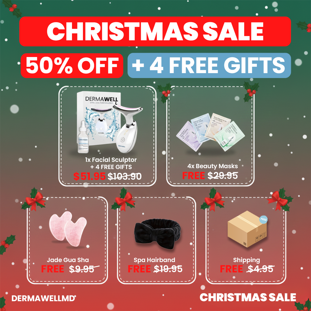 Dr. Sofia Facial Studio Facebook ad: 50% OFF + 4 Free Gifts Today!