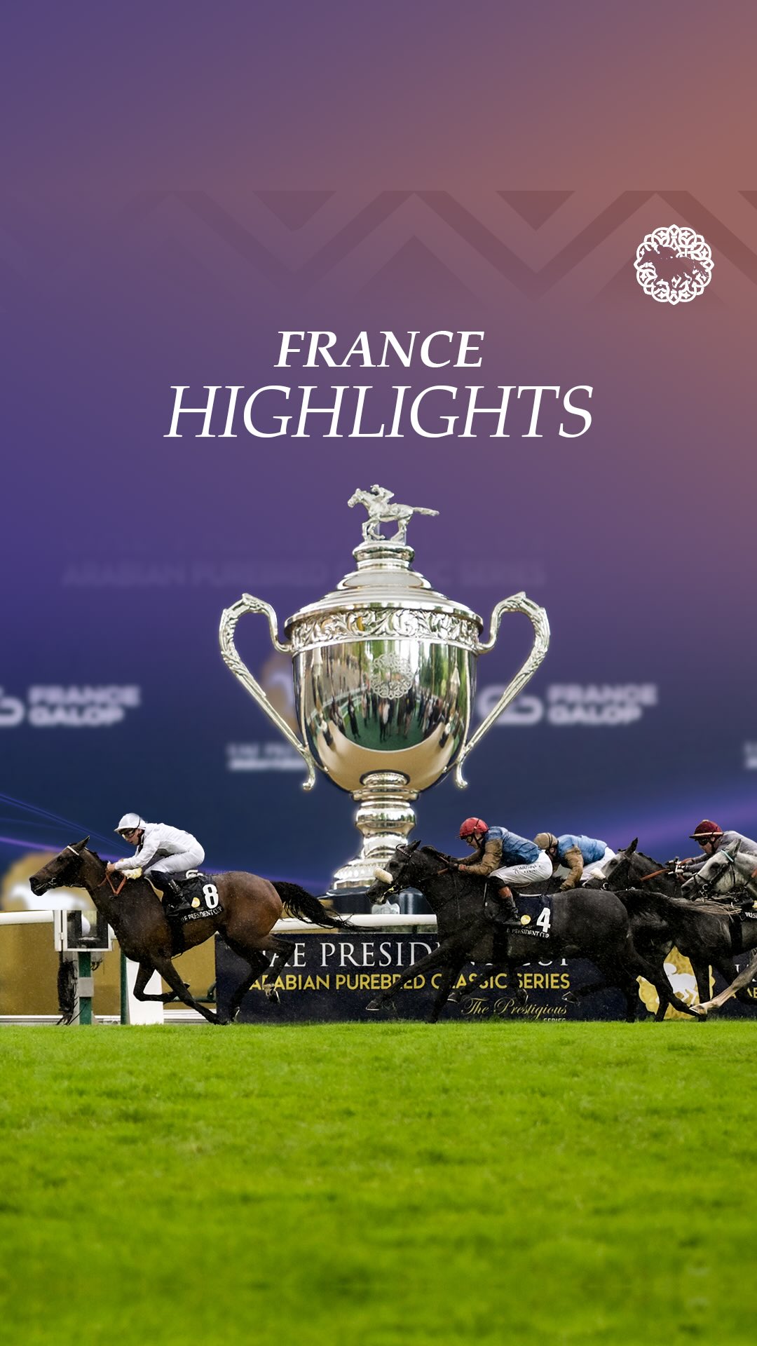 The President Cup Facebook ad: Paris delivered.
