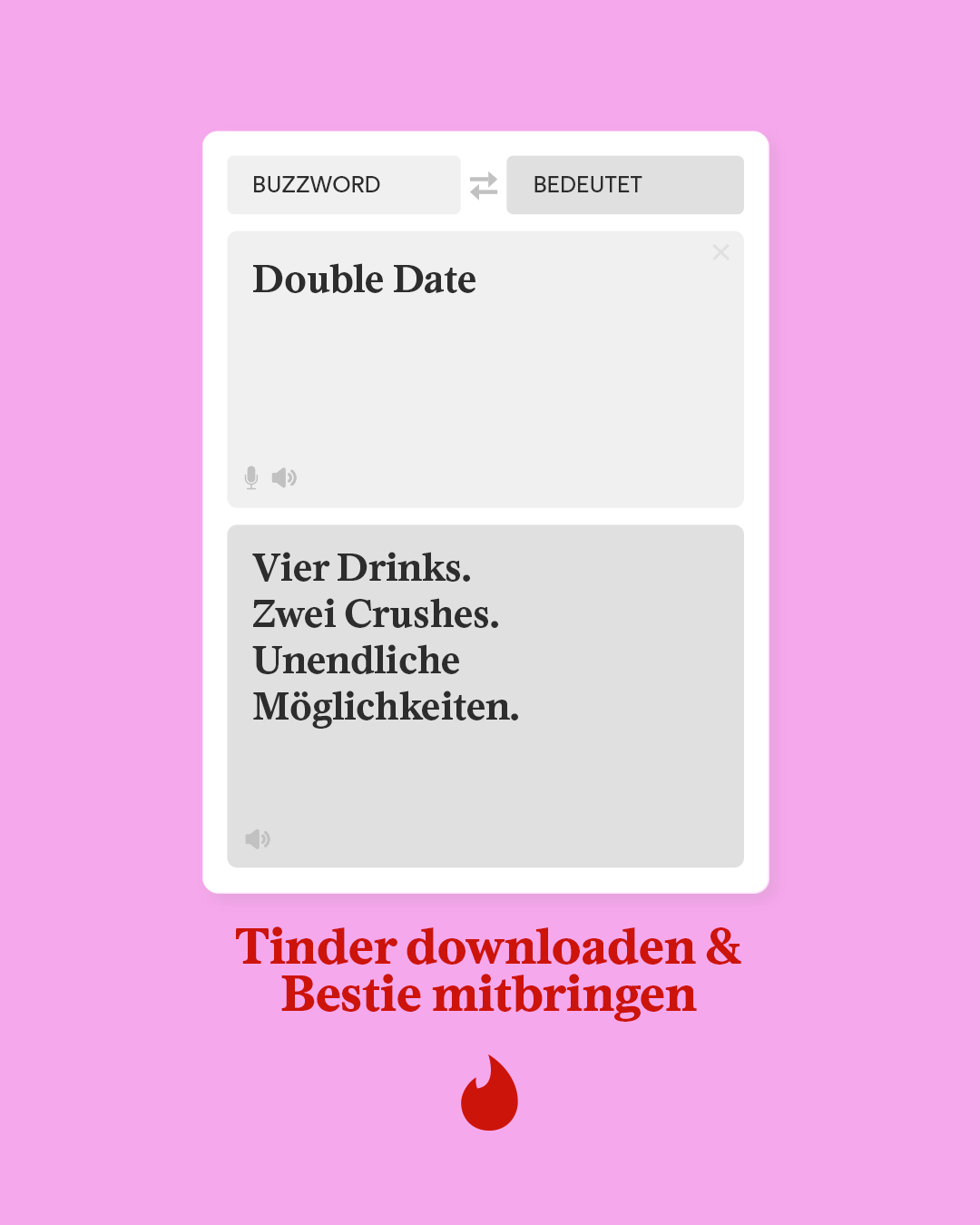 Tinder Germany Facebook ad