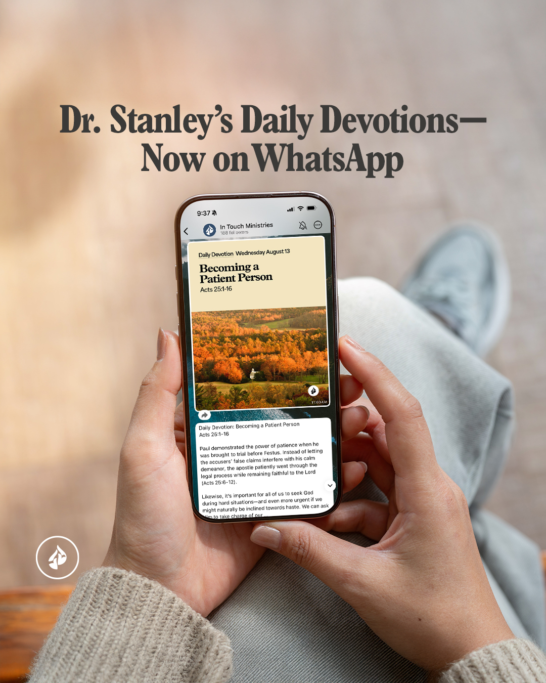 In Touch Ministries Facebook ad