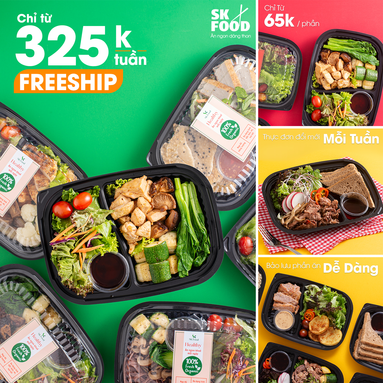Healthy Food Facebook ad