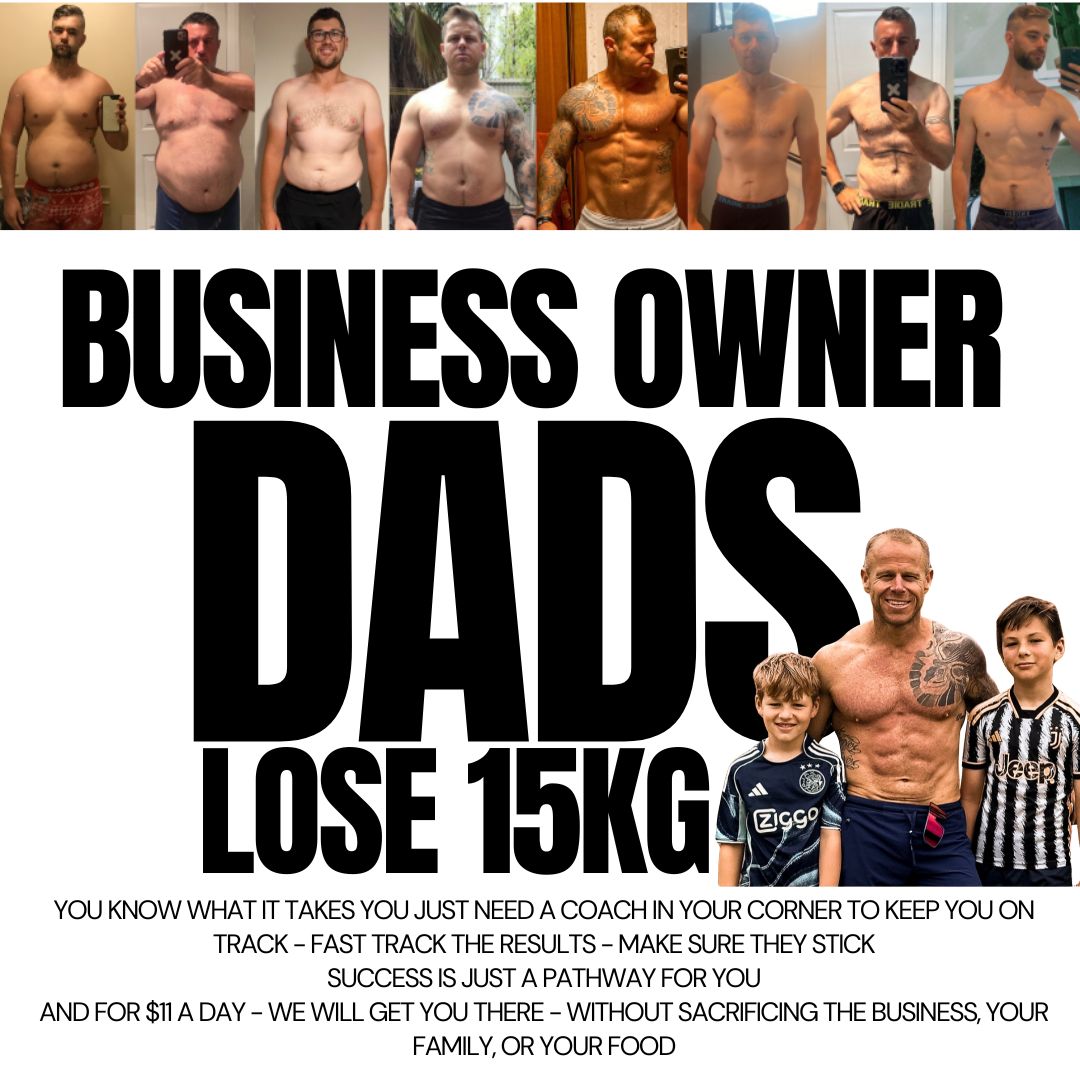 Fit Dads Club Facebook ad: DAD BOD CHALLENGE - Lose 15kg+