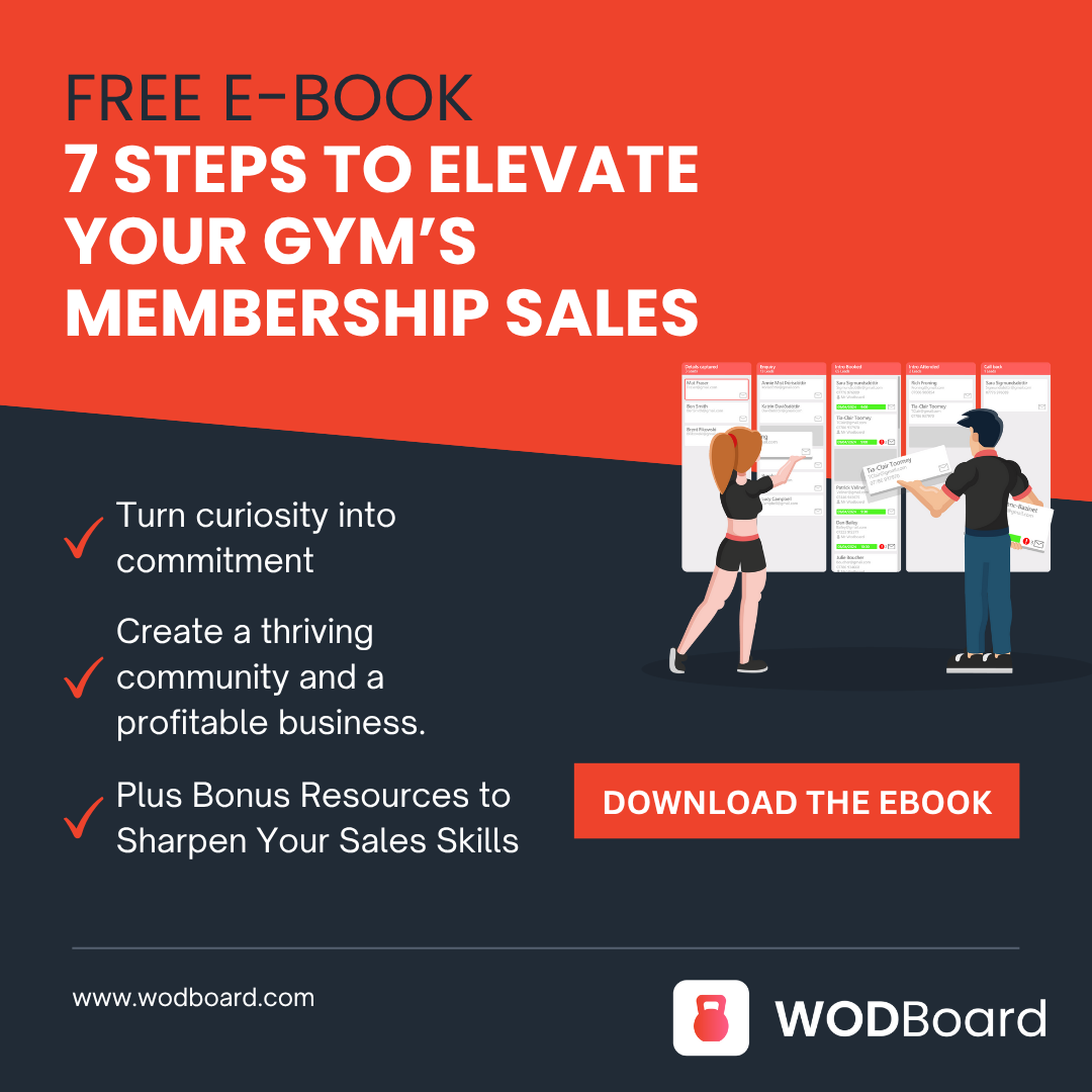 Wodboard Facebook ad: Boost Your Gym Membership Sales