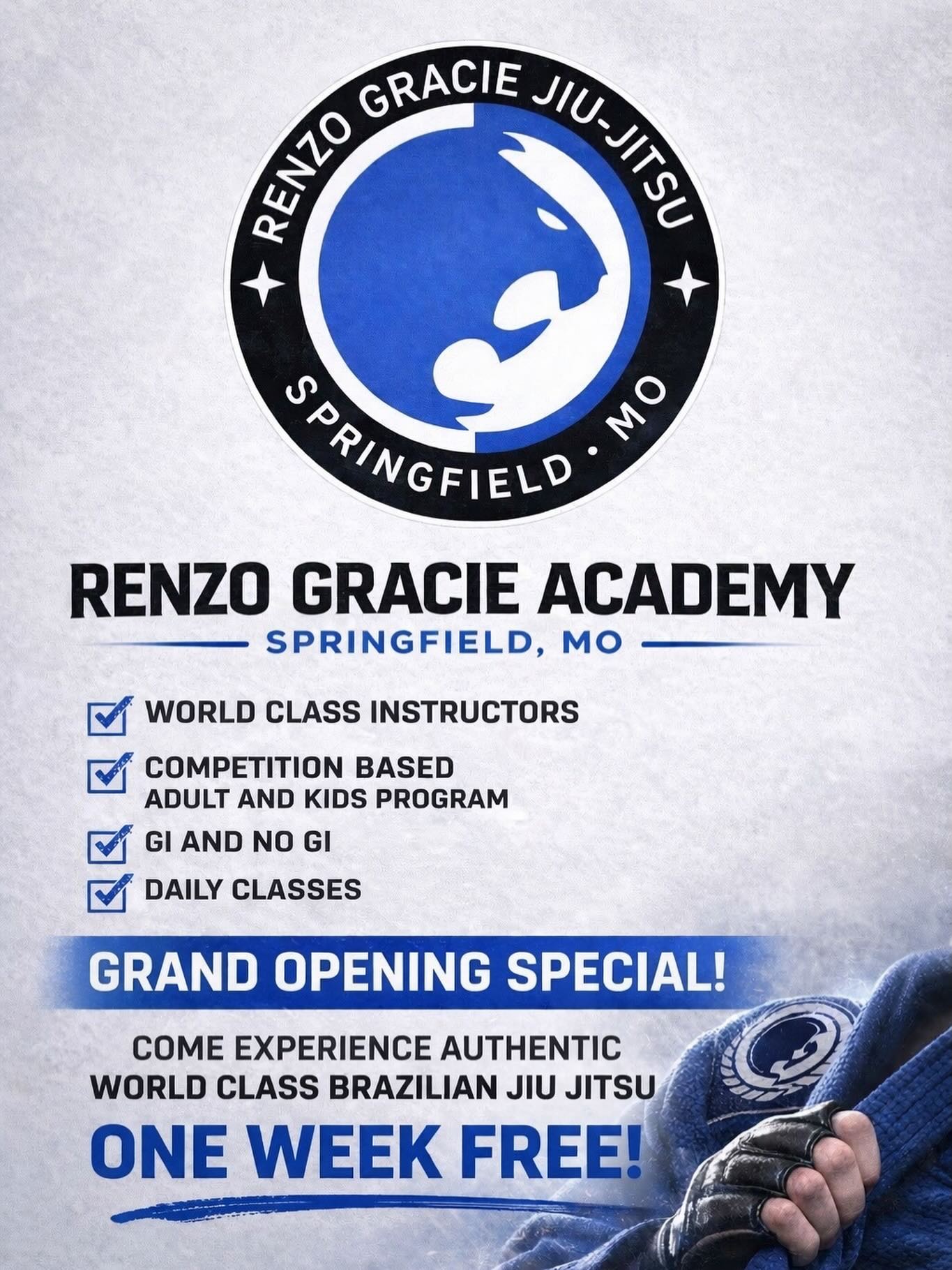 renzograciespringfield Facebook ad: GRAND OPENING SPECIAL