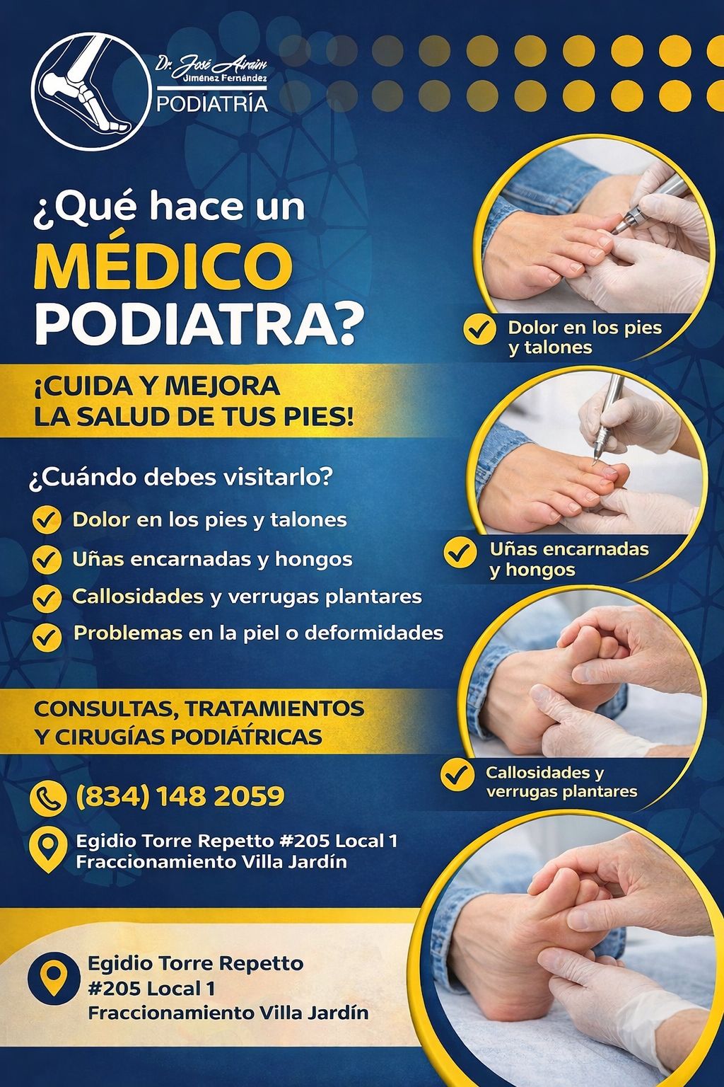 Consultorio Médico Jiménez Facebook ad: Acude a consultar con nosotros.