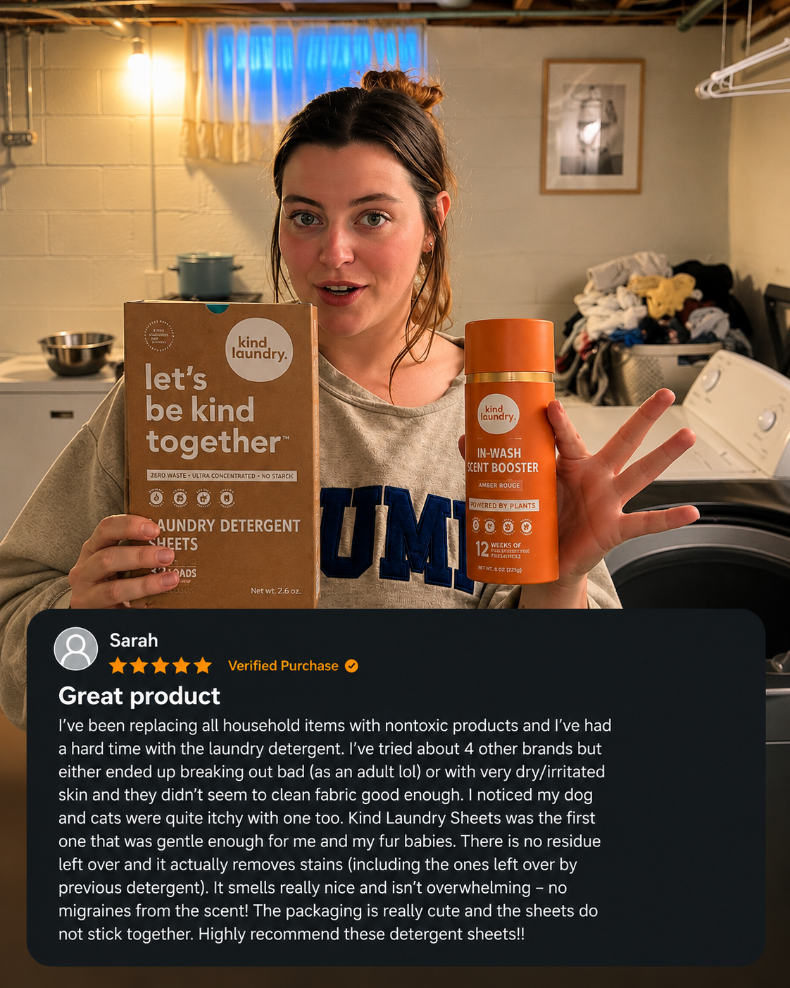 Kind Laundry Facebook ad