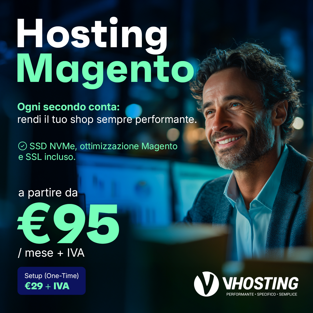 VHosting Solution Facebook ad