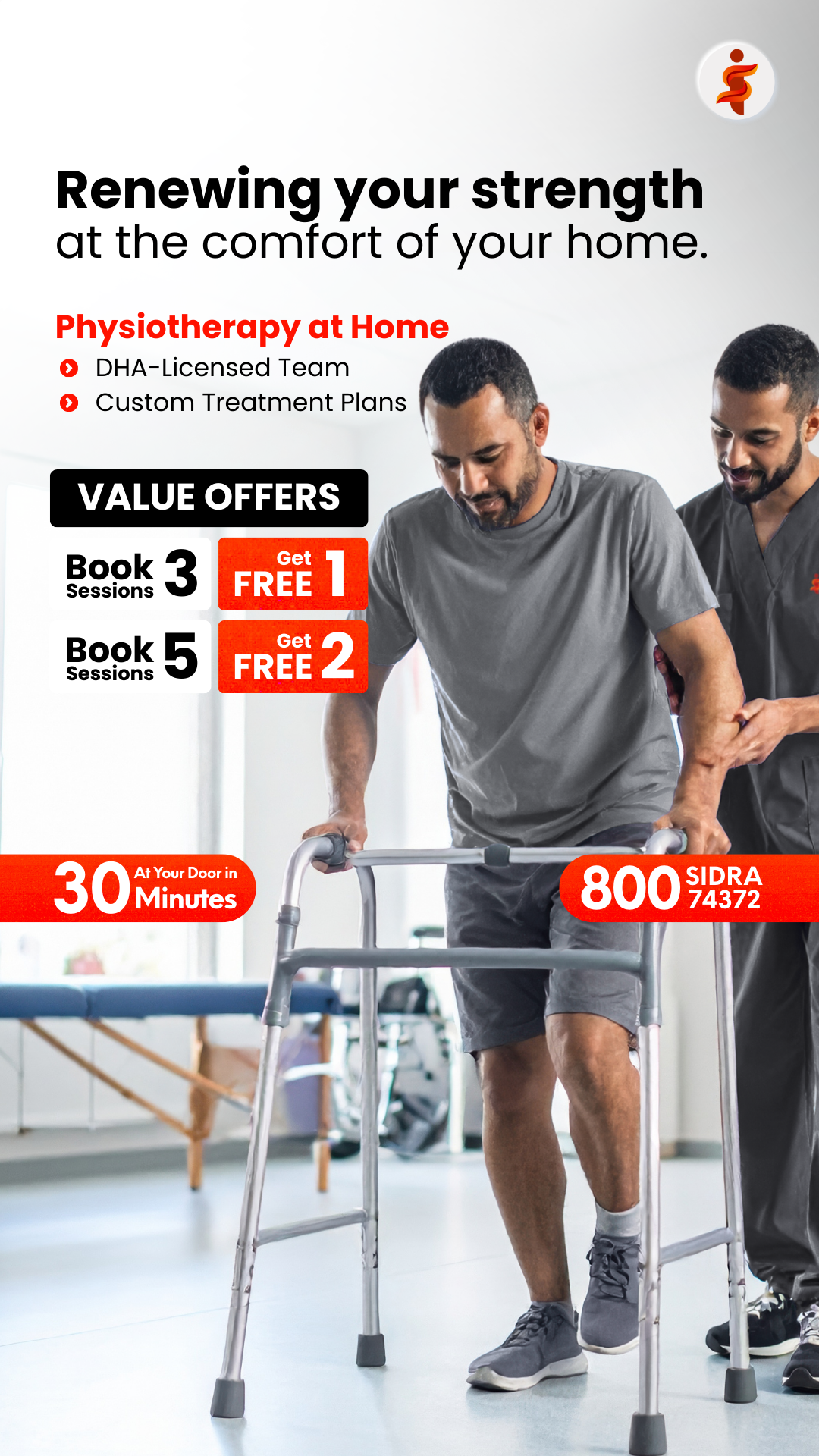 Sidra Healthcare Facebook ad
