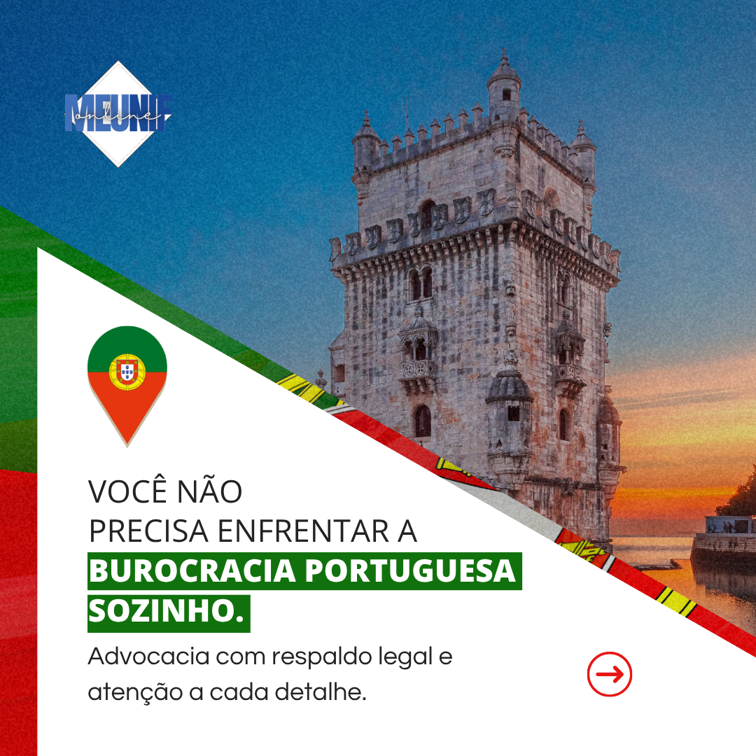Meu NIF Online Facebook ad: Morar em Portugal exige mais do que coragem.