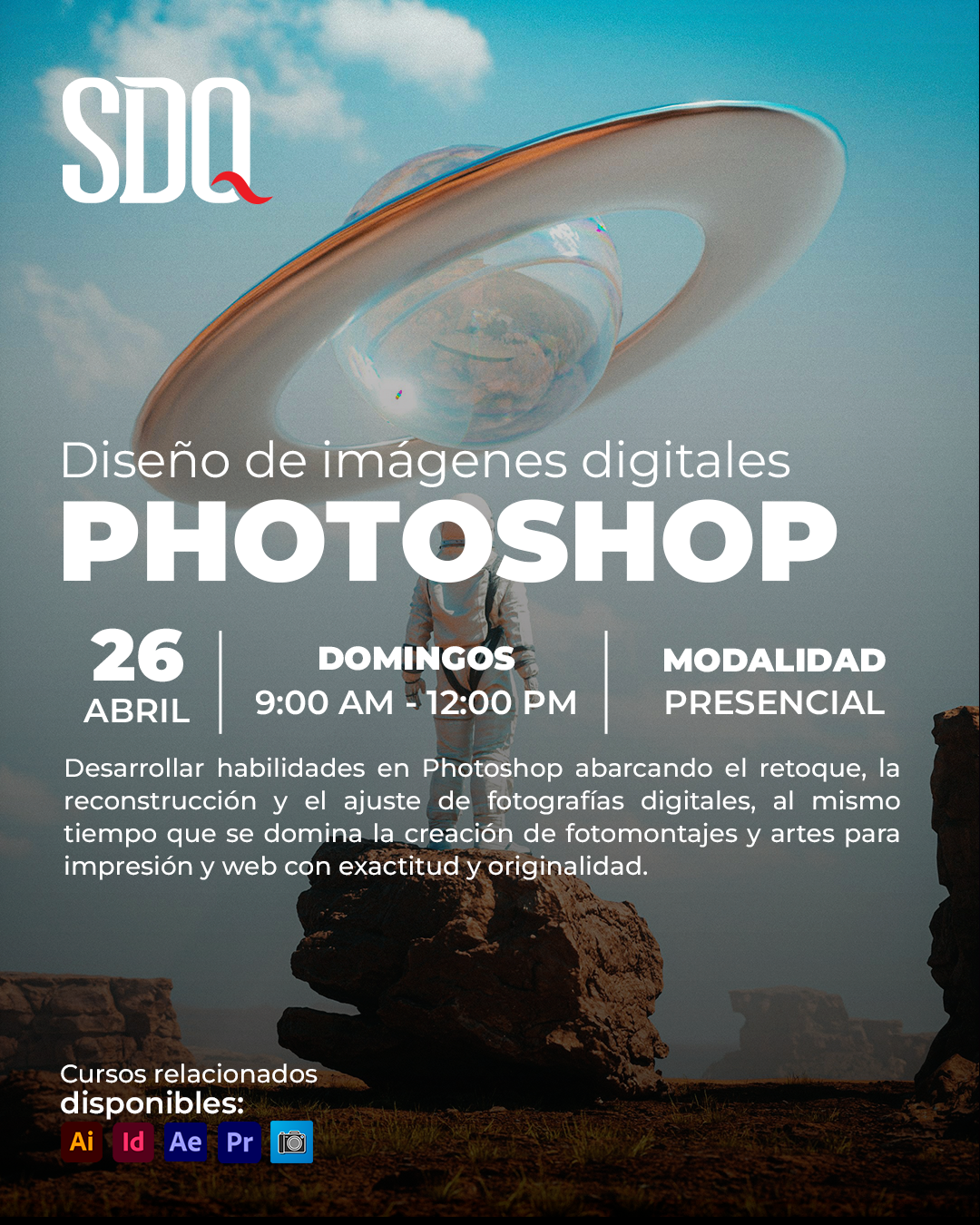 SDQ Training Center Facebook ad: Con más de 14 años comprometidos con la…