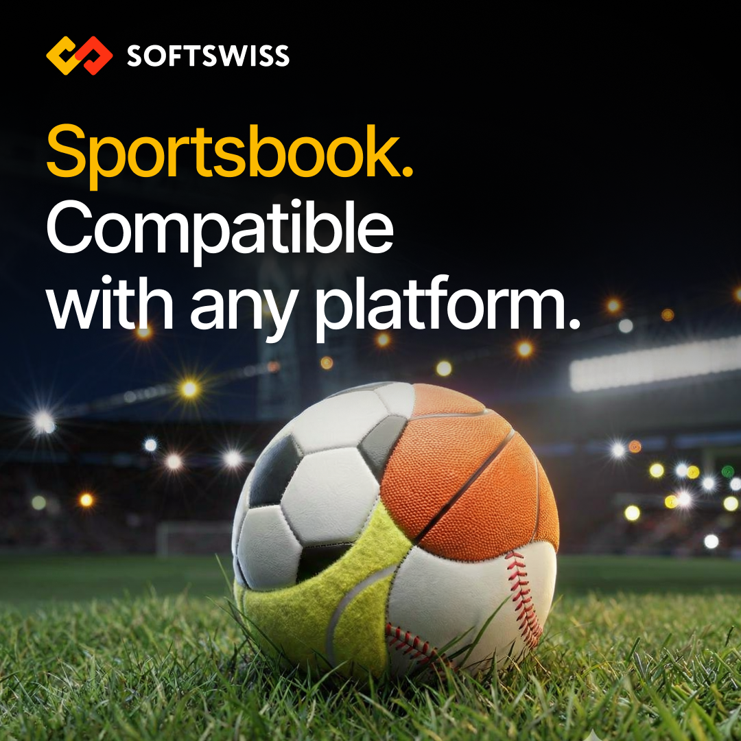 SOFTSWISS Facebook ad: 10-20% of your players will look for sports…