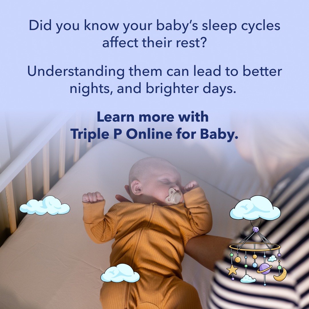 Triple P - Positive Parenting Program Facebook ad: Better sleep starts with understanding
