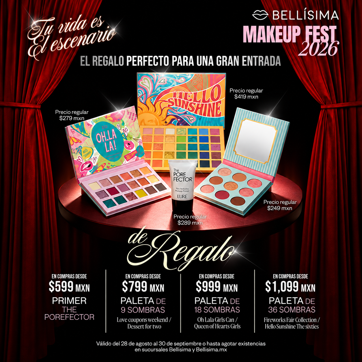 Bellisima Facebook ad: Tu compra en Bellísima tiene regalo