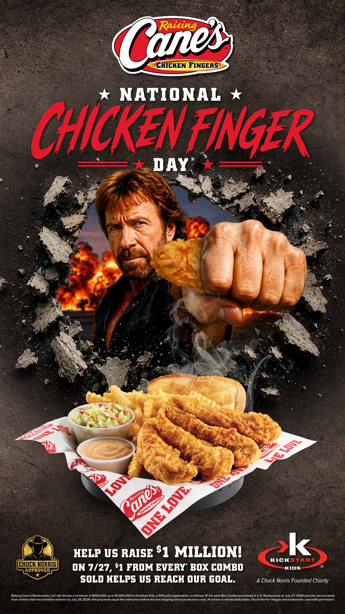 Raising Cane's Facebook ad
