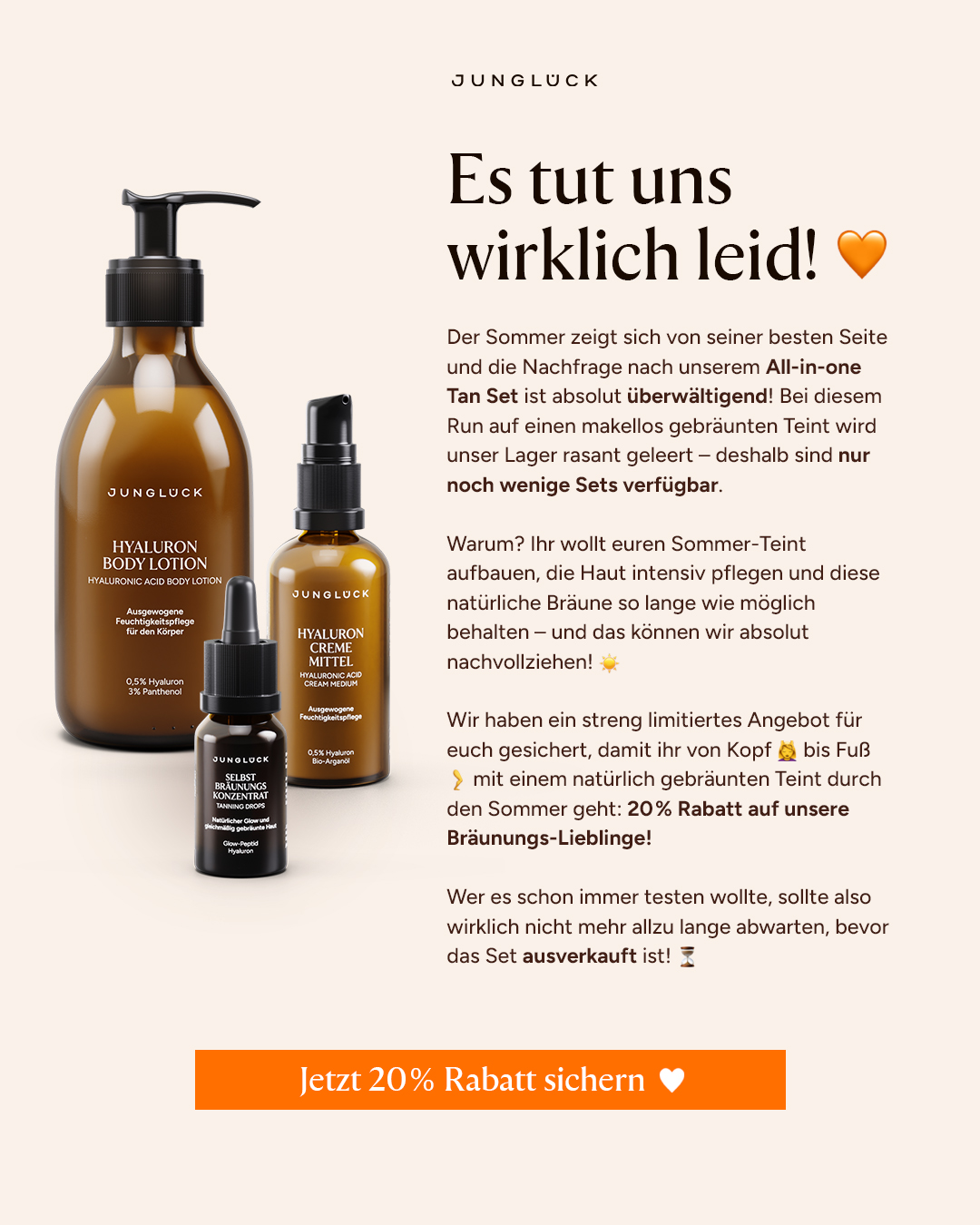 Junglück Facebook ad