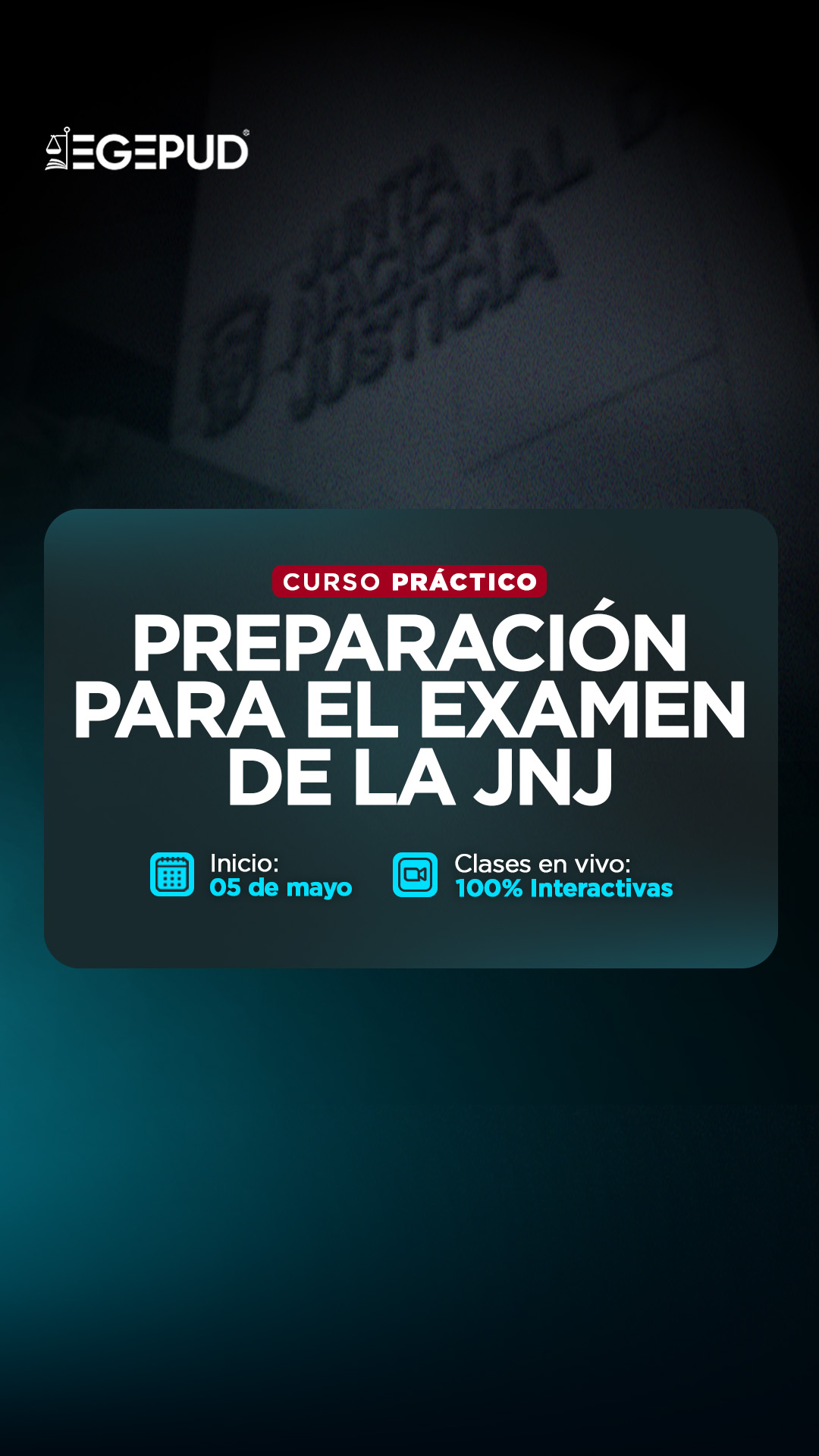 Escuela de Gestión Pública y Derecho Facebook ad from Apr 2, 2026