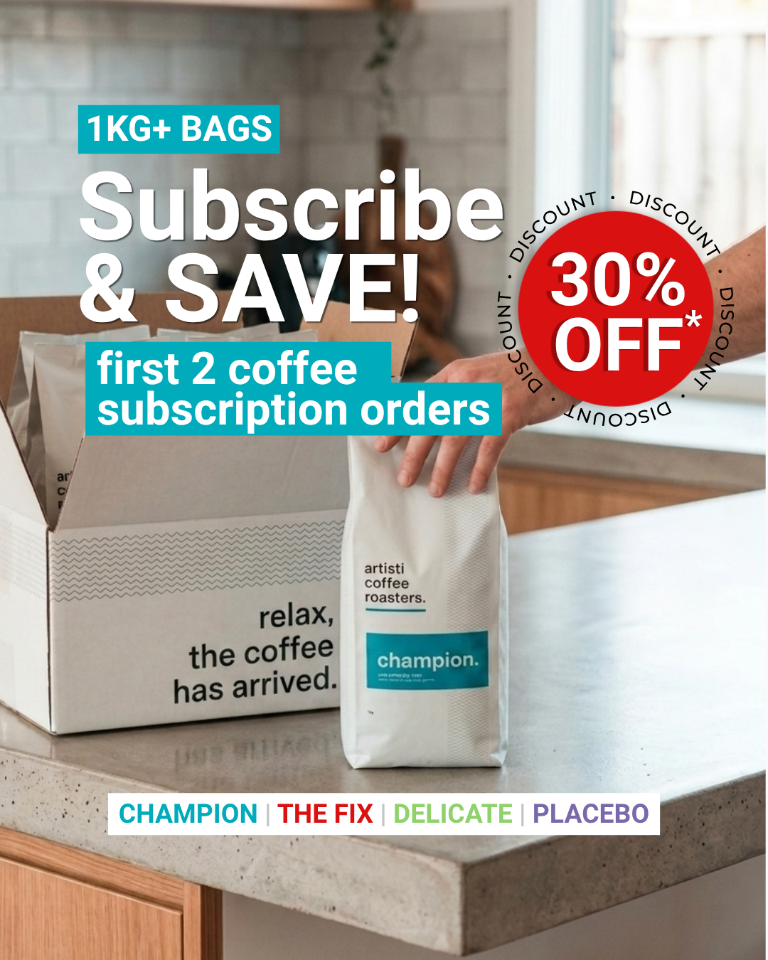 Artisti Coffee Roasters Facebook ad