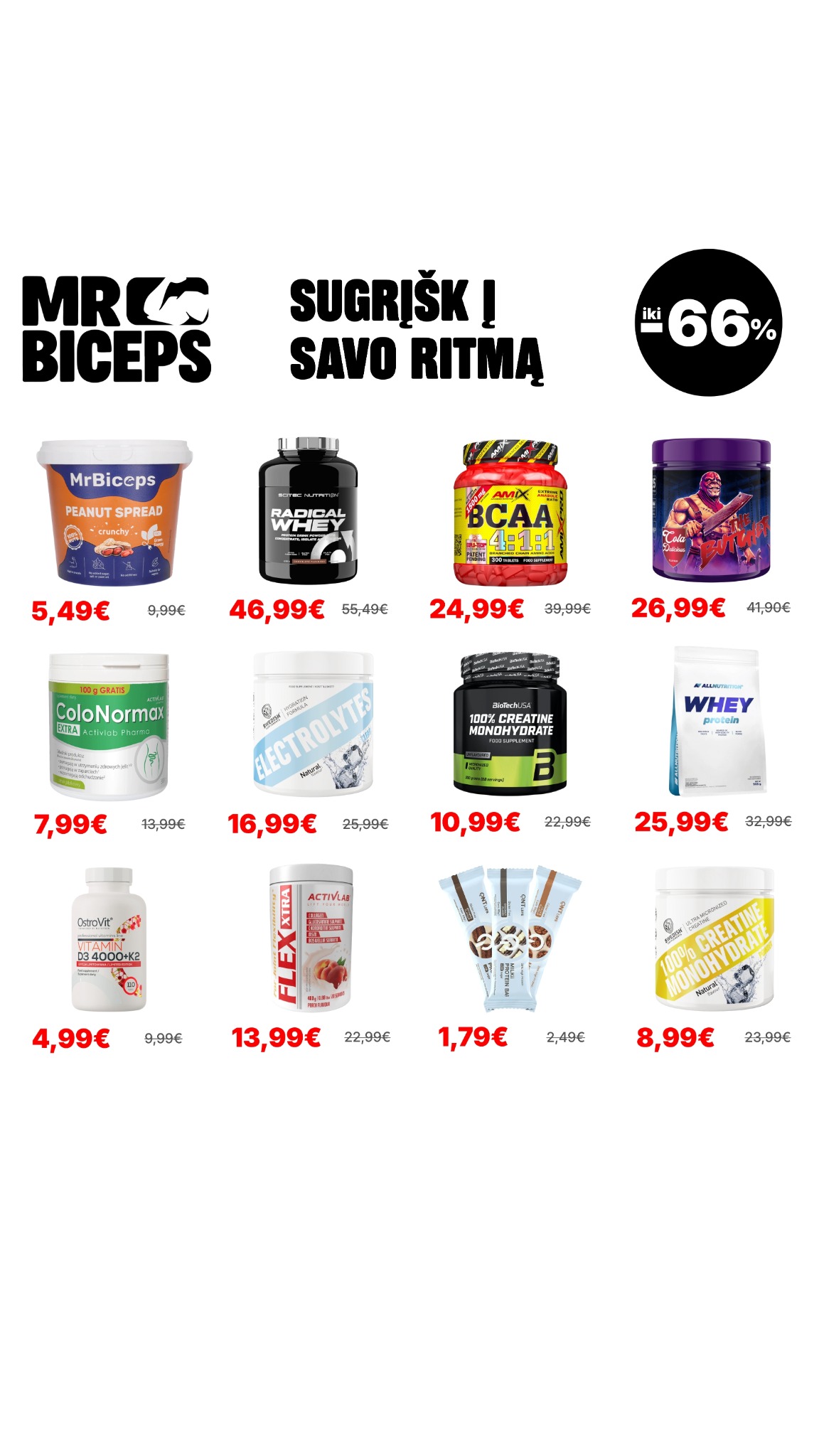 MrBiceps - Maisto Papildai Facebook ad