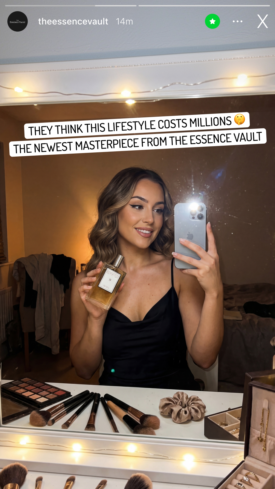 The Essence Vault Facebook ad