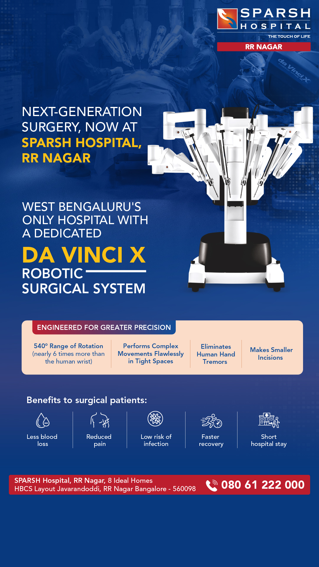 SPARSH Hospital, Bangalore Facebook ad