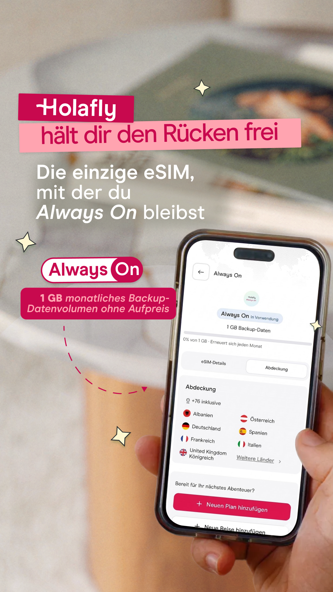 Holafly - German Facebook ad