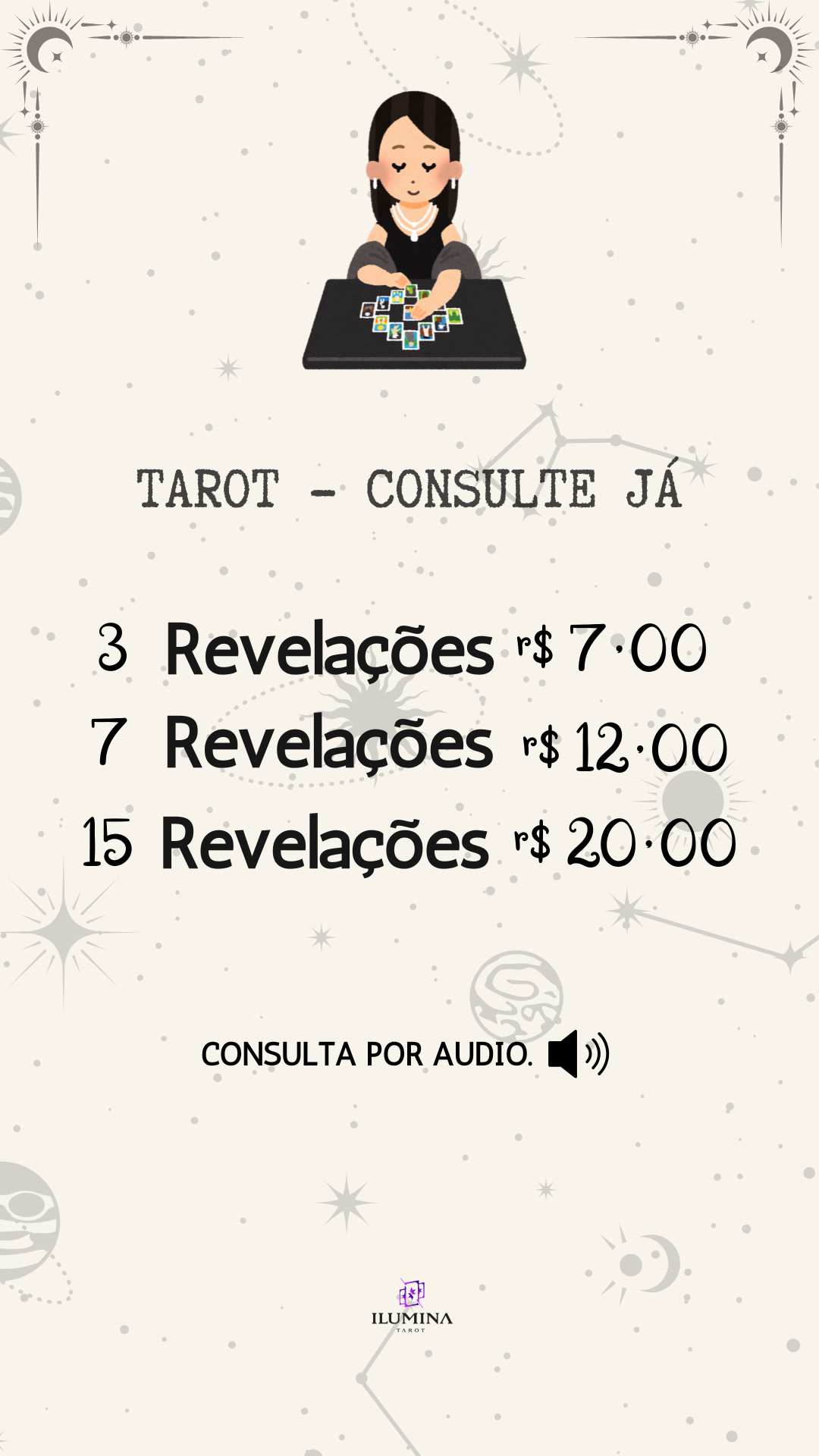 Melissa Tarot Facebook ad